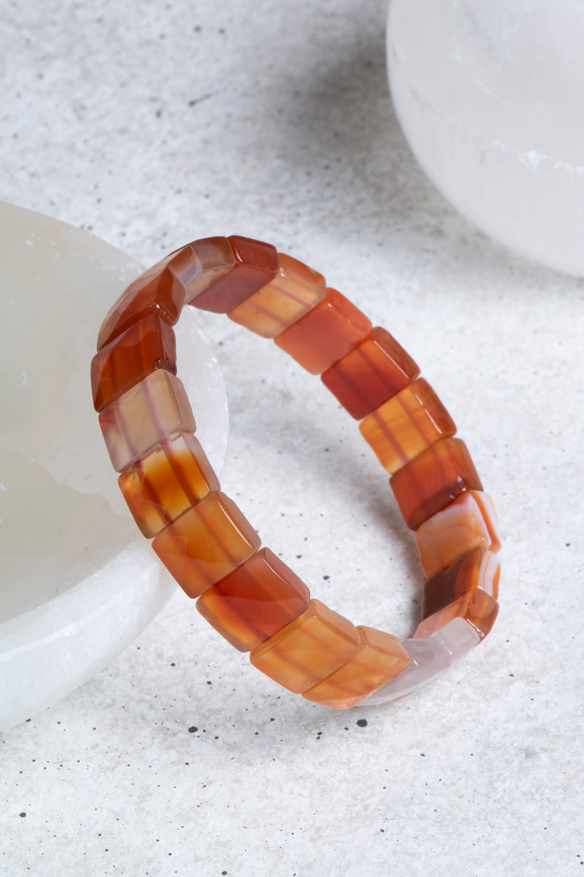 KIRMIZI AKİK SERTİFİKALI DOĞALTAŞ ROLEX (GENİŞ) KESİM BİLEKLİK