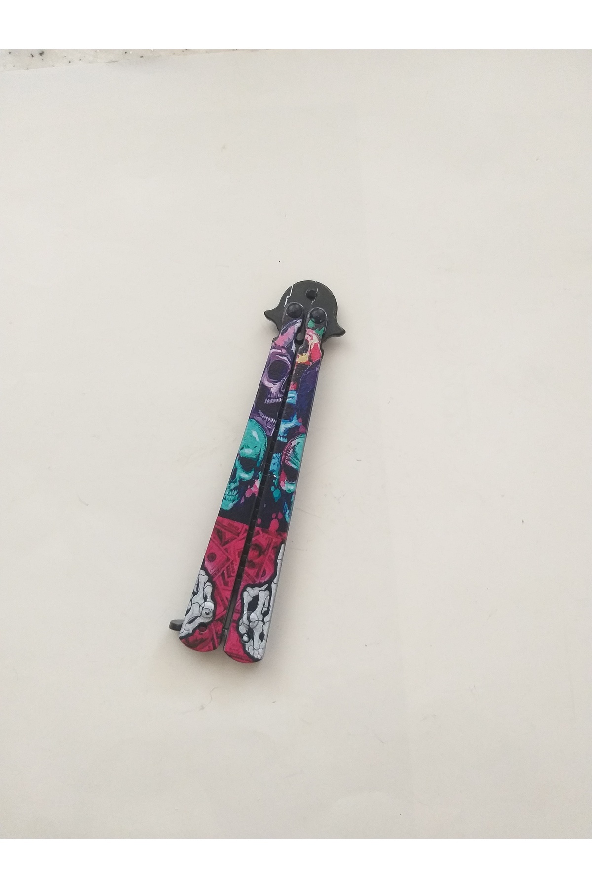 Tactical Line 21 cm Metal Kurukafa Kelebek Tarak