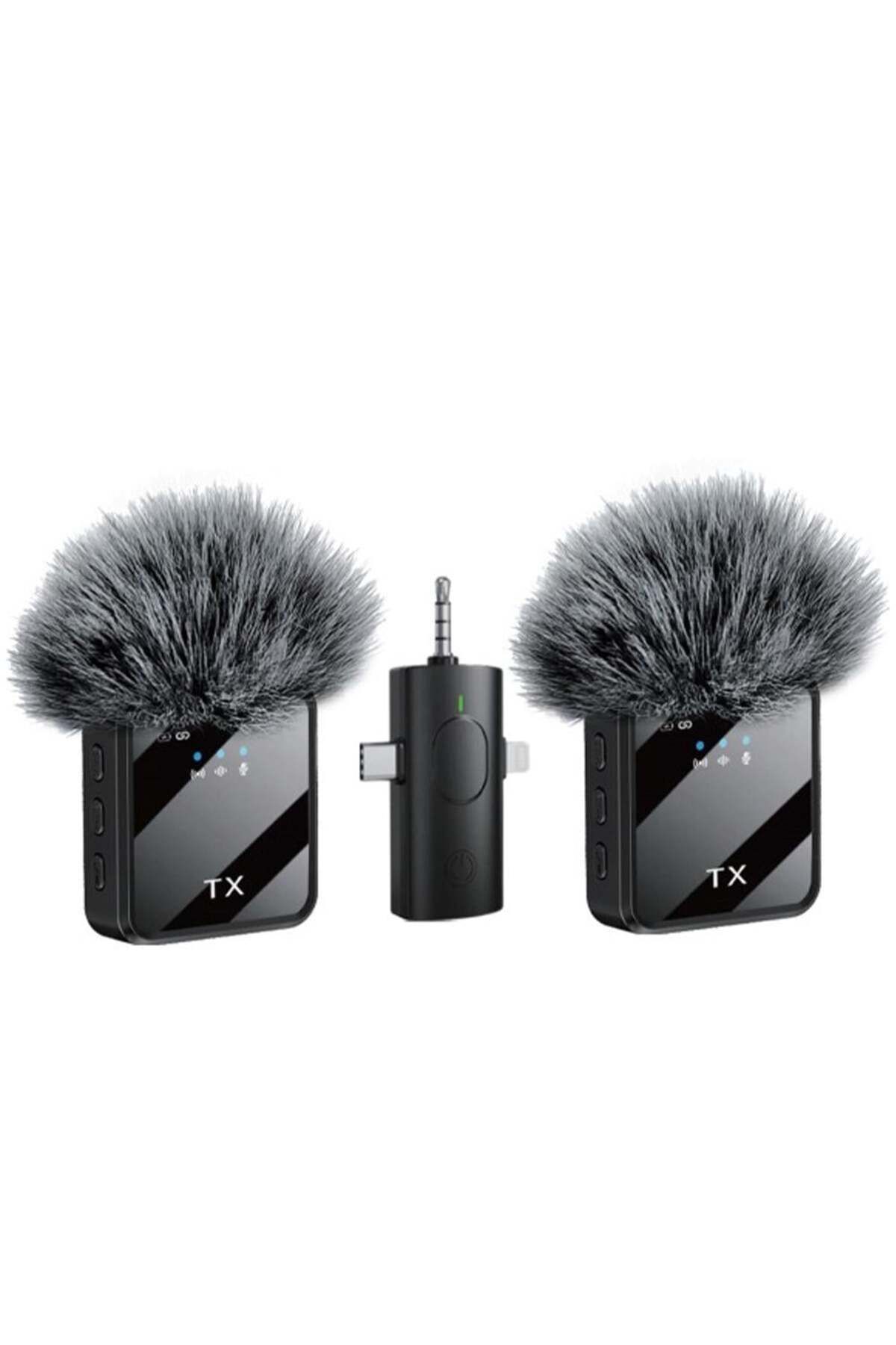 Generic-3-in-1 Wireless Lavalier Microphone for iOS and Android Devices with 3.5mm Jack for Recording Interviews and Videos 3