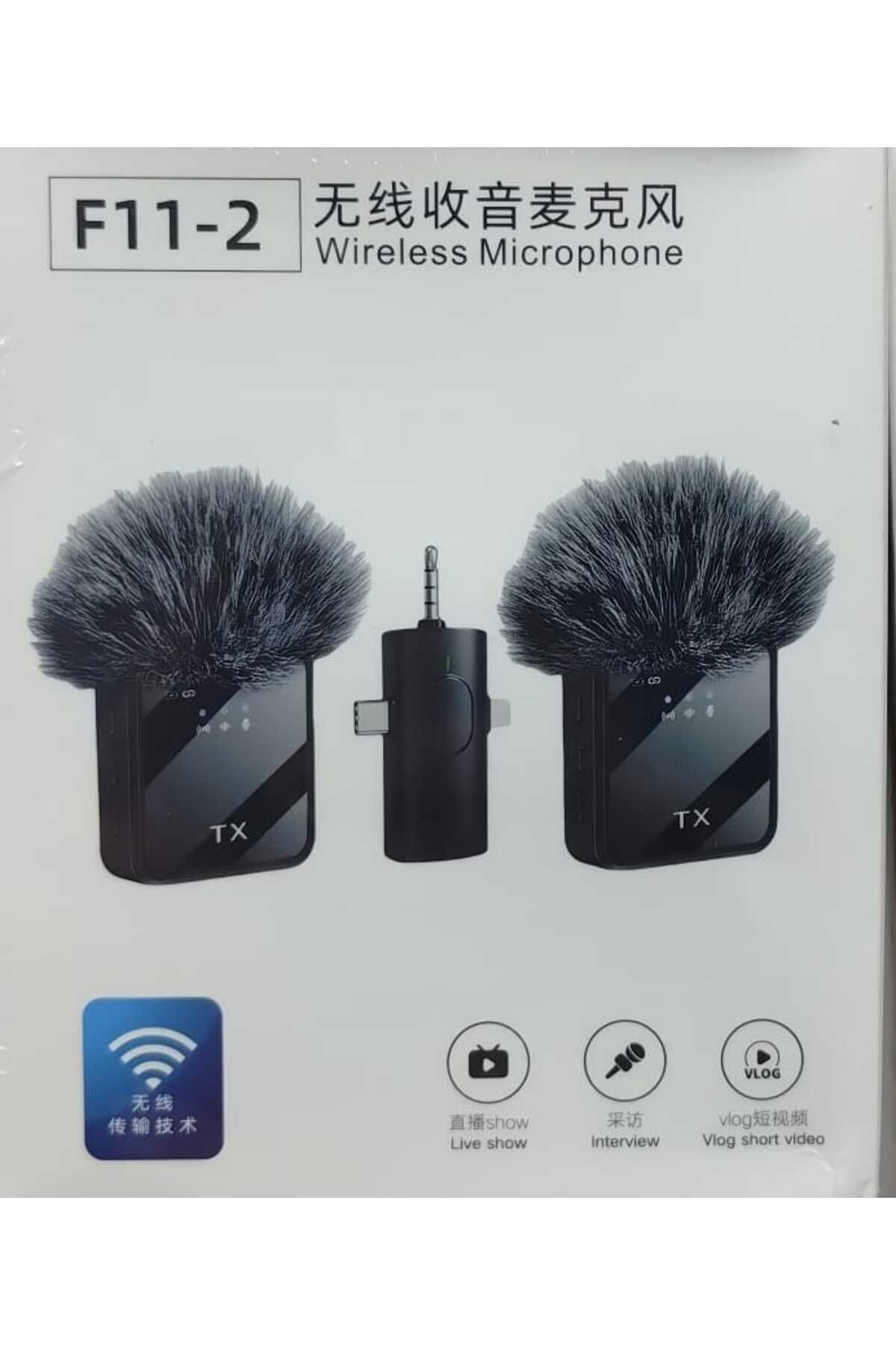Generic-3-in-1 Wireless Lavalier Microphone for iOS and Android Devices with 3.5mm Jack for Recording Interviews and Videos 5