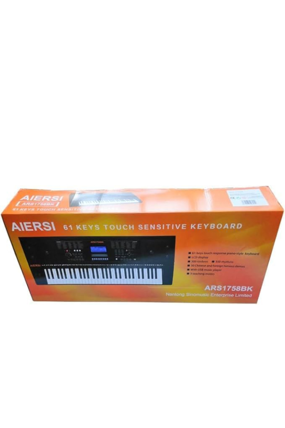 Aiersi-61 Keys Touch Response Electronic Keyboard ARS1758BK 2