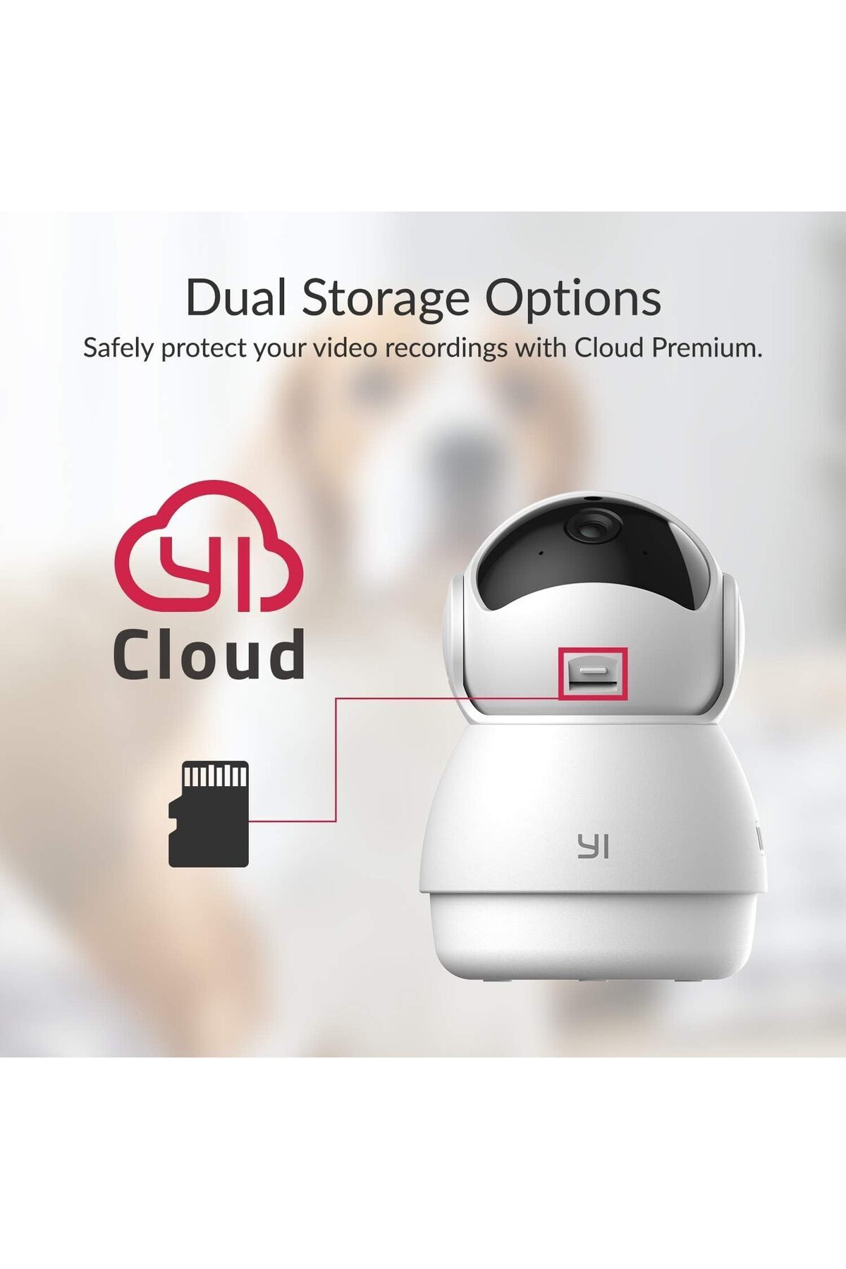 YI-Wireless Dome Security Camera with 360 Degree Coverage, Night Vision, Two-Way Audio, Motion Detector 7