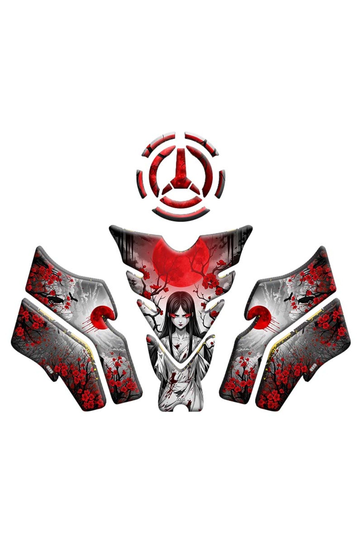 GOGOPREMİUM RKS SRK 125 S 2024 - 2025 UYUMLU TANK PAD SET 006