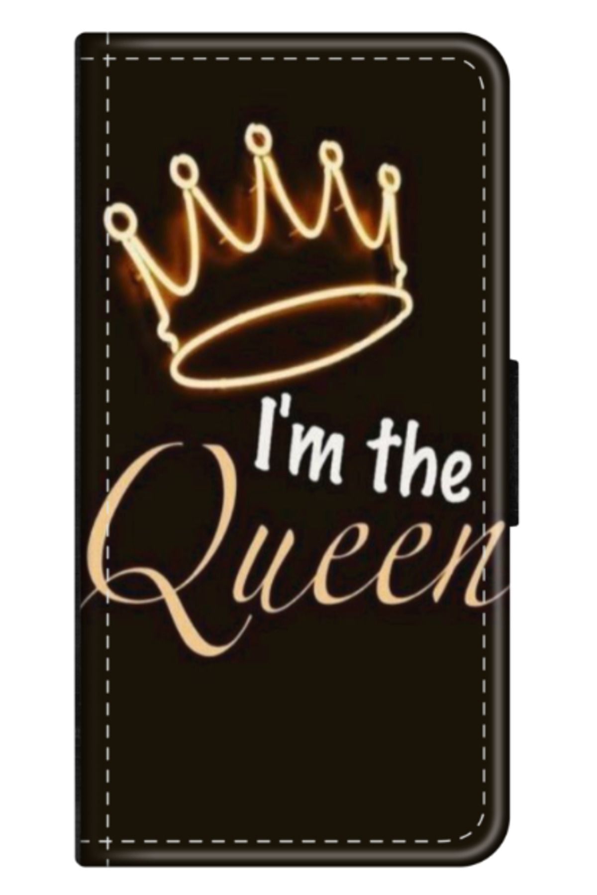 Atlas-Personalized book case for Samsung Galaxy A02S, I'm the Queen, S1D1M0101 1