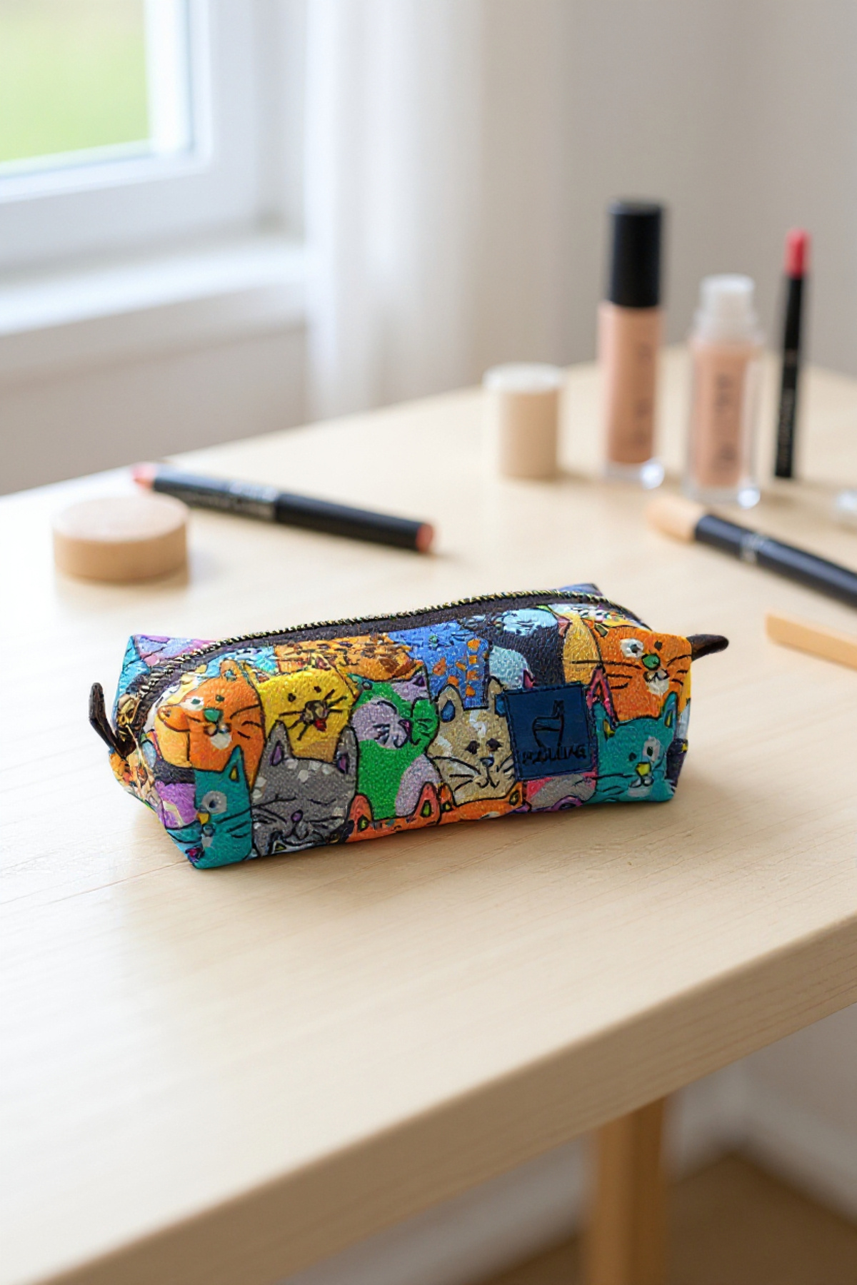 Kadınlar İçin Çanta İçi Uyumlu Mini Boy Makyaj Çantası