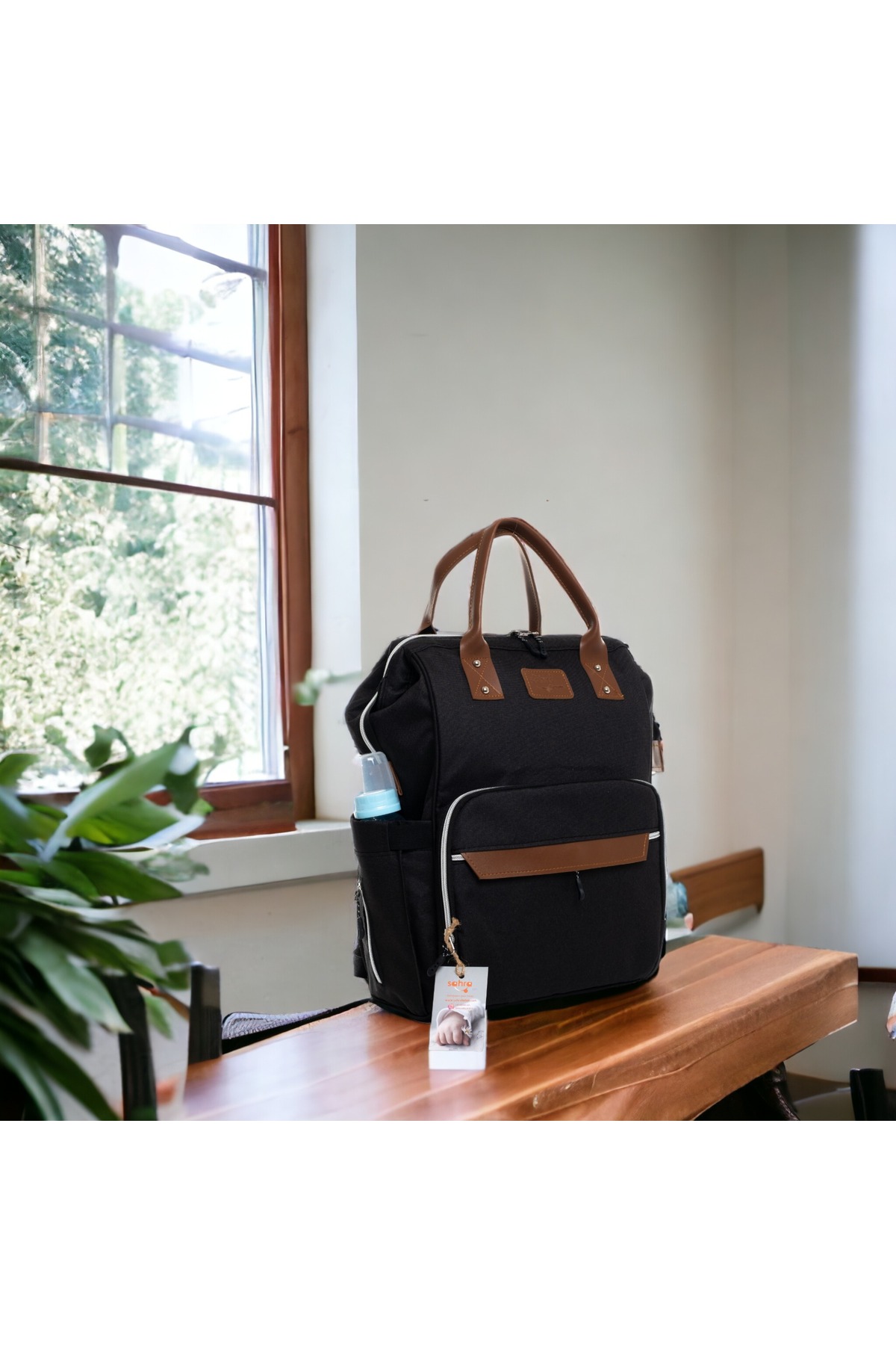 Allmart 4'lü Doğum Seti (Çıtçıtlı Nohut Kundak, Bebek Bakım Sırt ve Omuz Çantası, Portbebe Bebek Taşıyıcı) fotoğrafı 4 (önizleme)