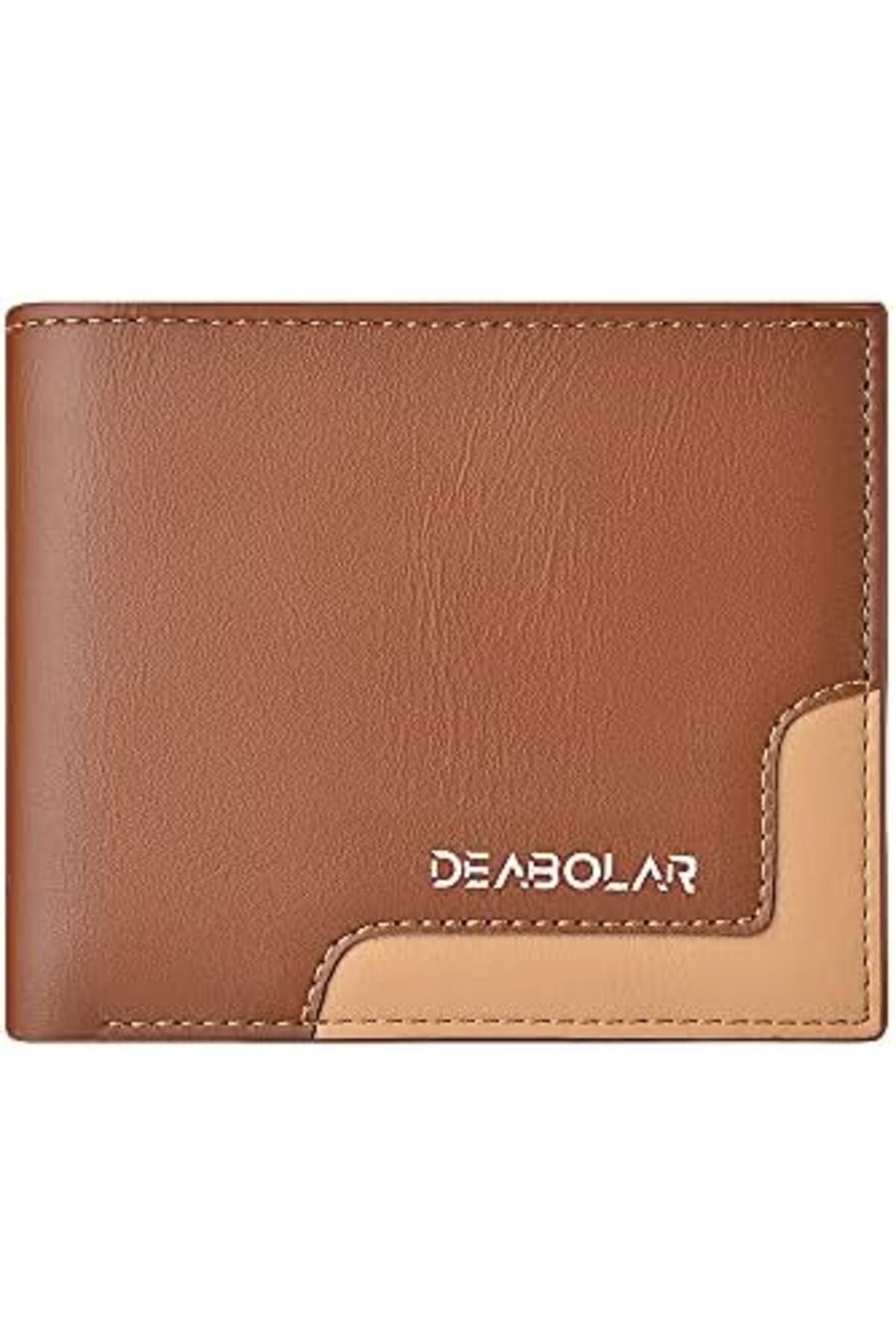 ETG-Leather Wallet for Men, RFID Blocking, Multi-Card Wallet with Coin Zipper, Bi-Fold Wallet for Men, B 1