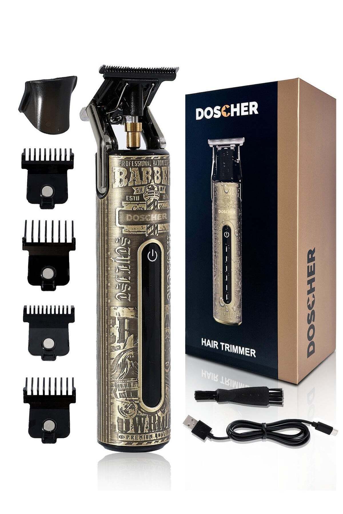 DOSCHER-Electric Shaver for Men, Clipper and Trimmer for Men with LCD Display, Men's Shaving Machine 1