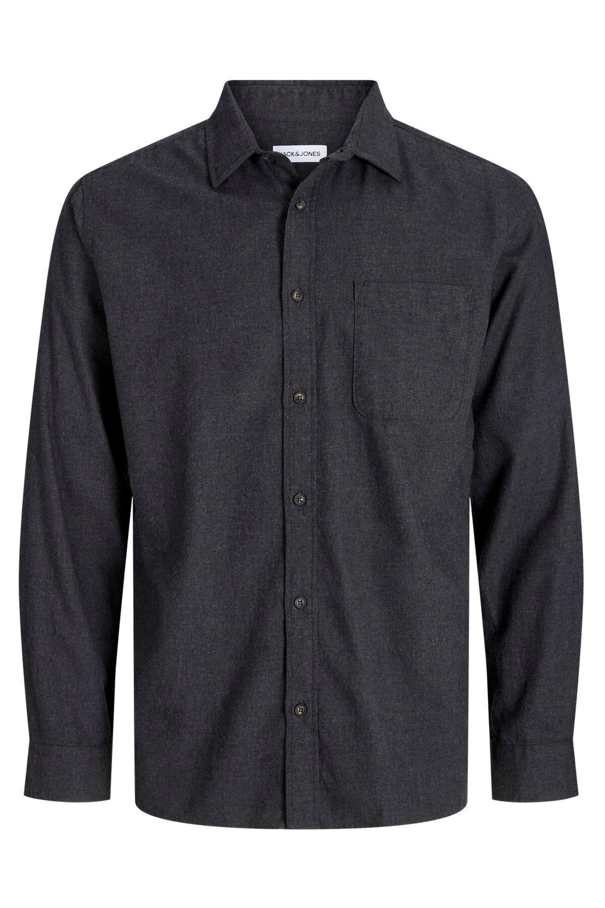 Jack & Jones Büyük Beden %100 Pamuk Cepli Gömlek - Classic