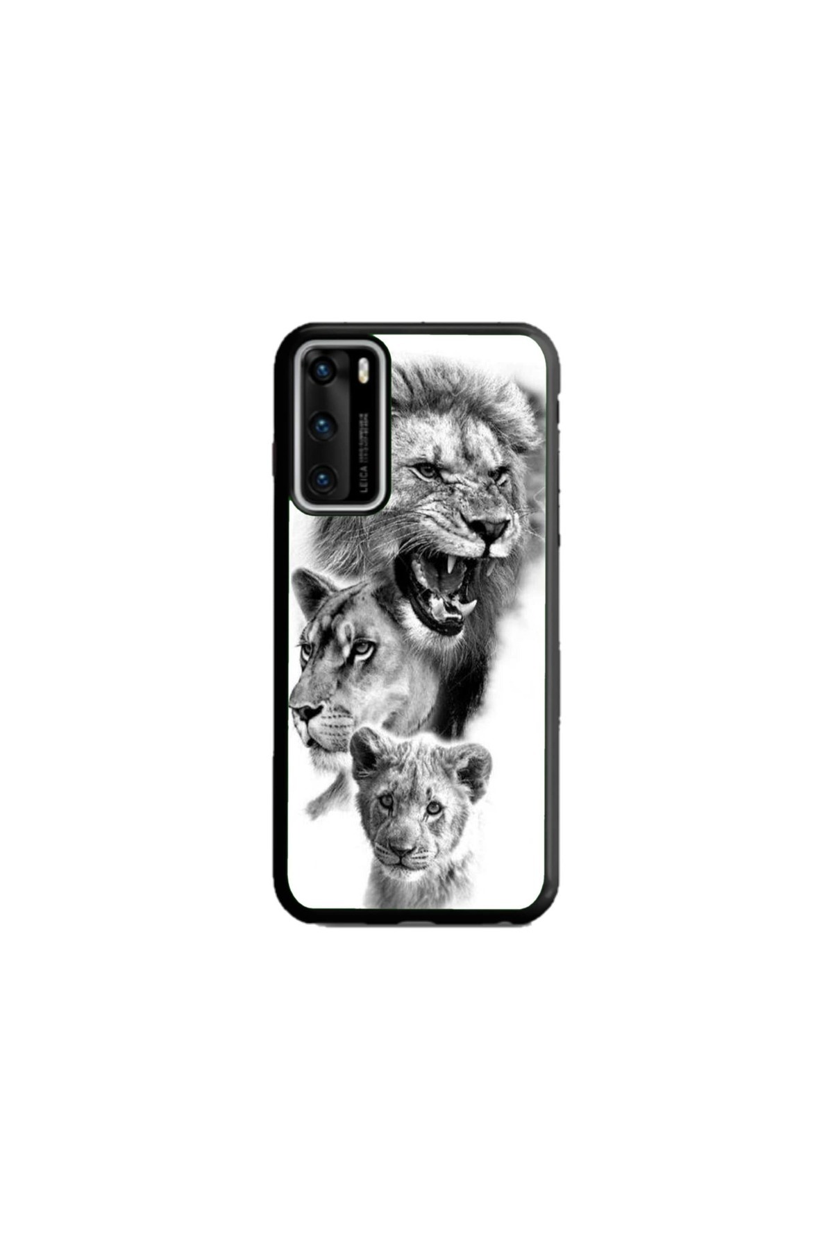 Atlas-Custom Huawei P40 case, Lion #3, multicolor, S1D1M0118 1