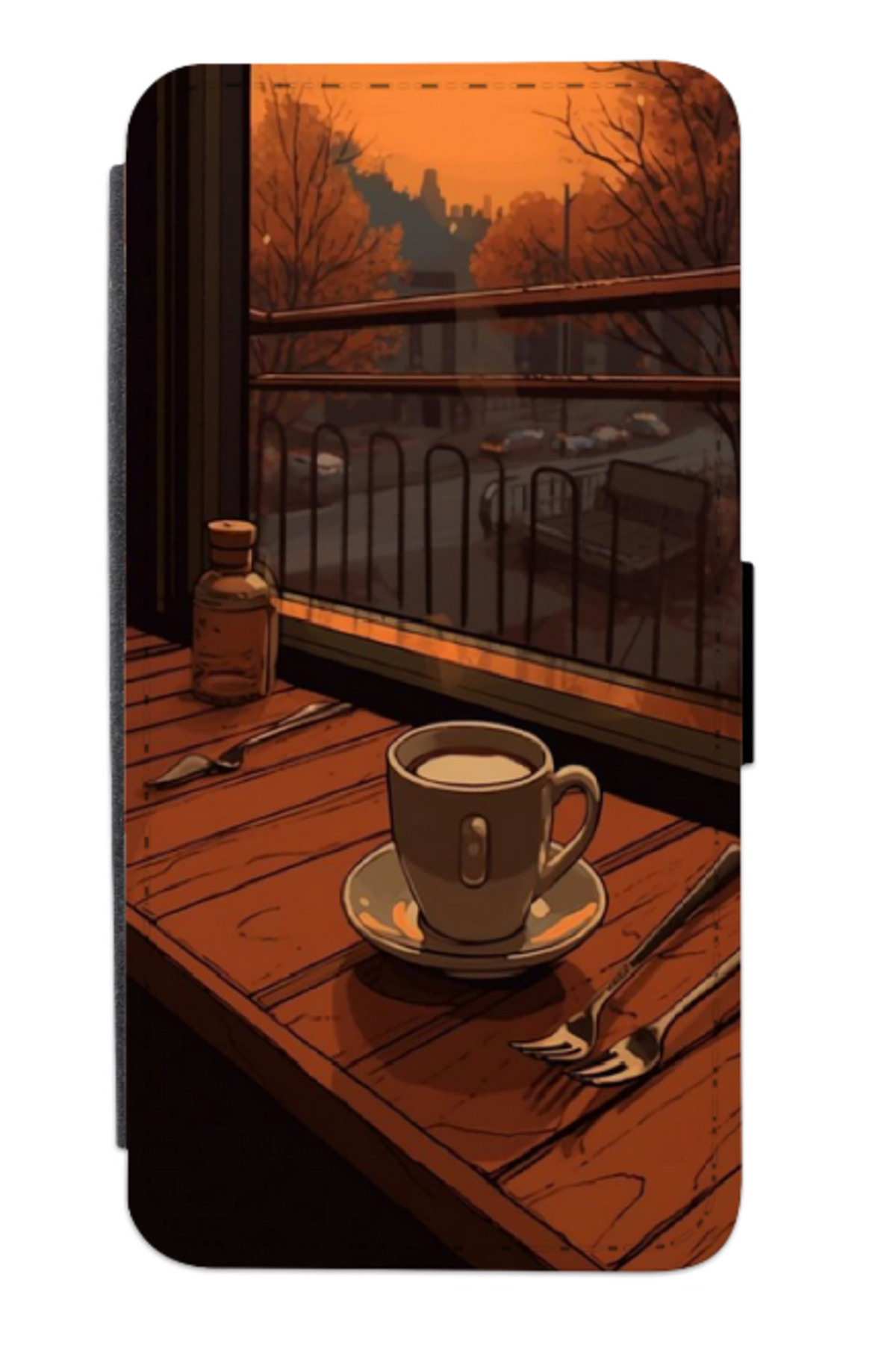 Atlas-Husa personalizata tip carte Samsung Galaxy A21S, Coffee #3, multicolor, S2D1M059 1