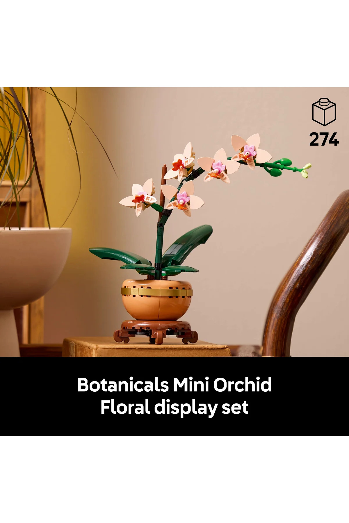 مجموعه ساختنی گیاه مصنوعی مینی ارکیده ® Botanicals برای بزرگسالان (۲۷۴ قطعه) ۱۰۳۴۳