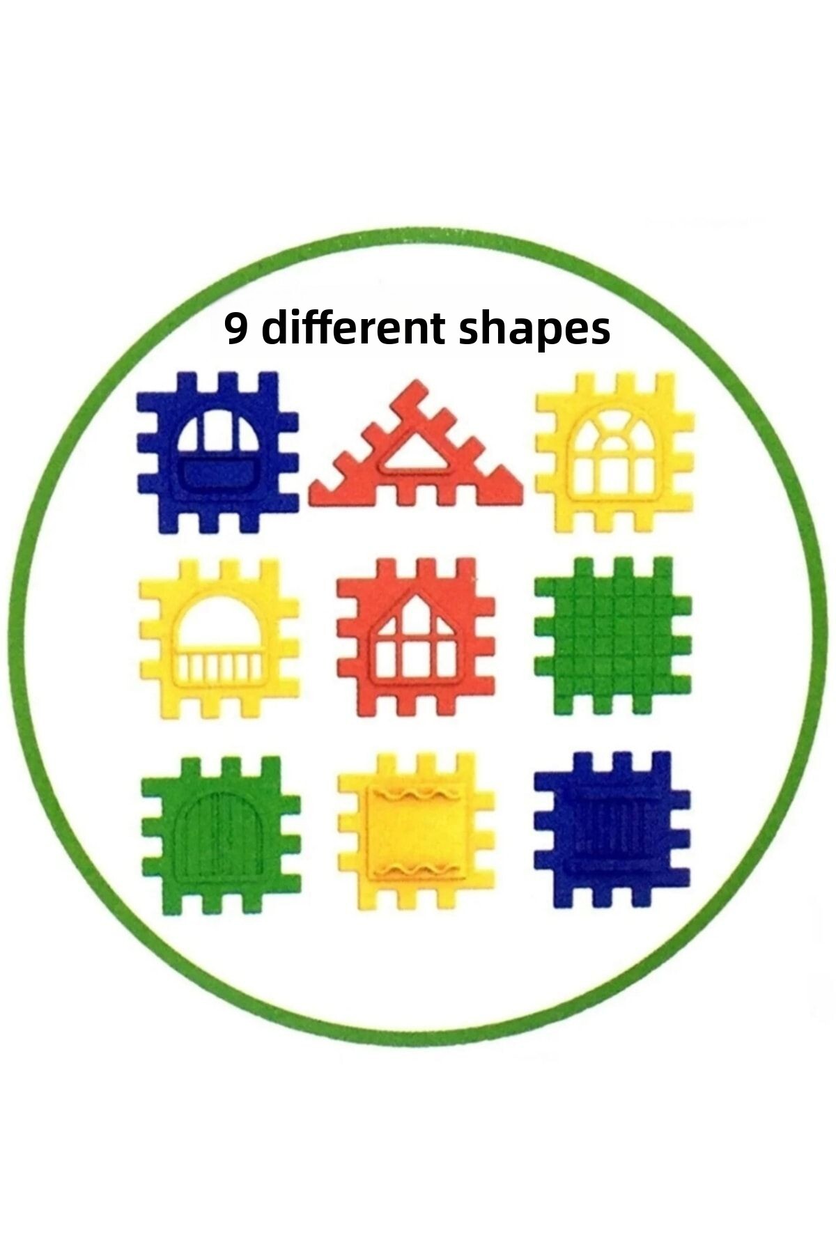 پازل ۱۲۸ تکه شهر سهبعدی، بلوکهای ساختمانی و طراحی آموزشی