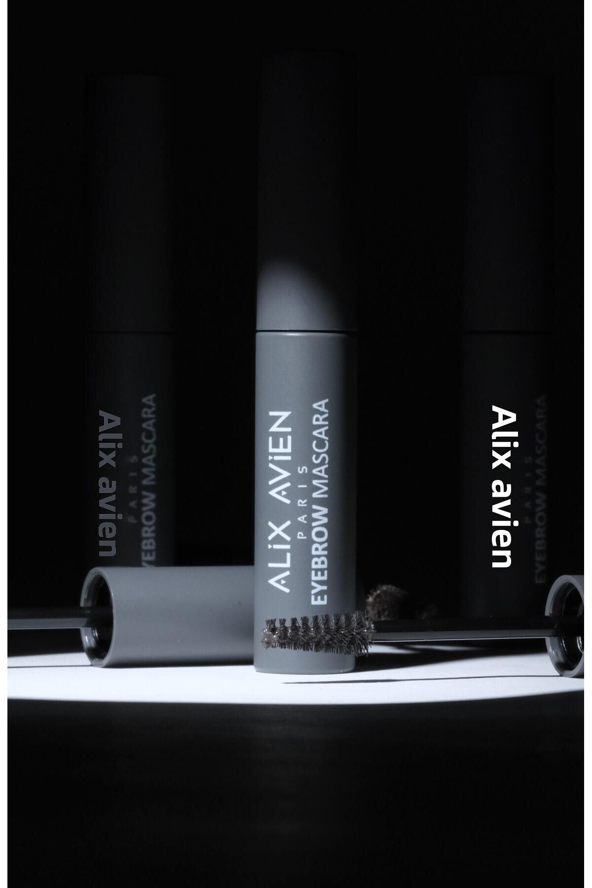 Alix Avien-Brown Pigmented Intense Effect Waterproof Eyebrow Stabilizer Eyebrow Mascara - 802 4
