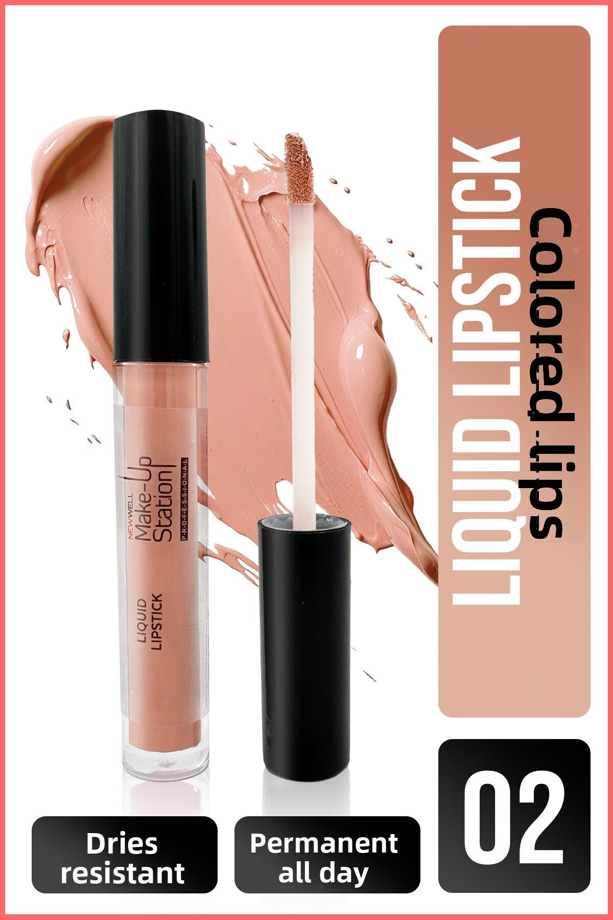 New Well-Make Up Station Liquid Lipstick 02 1
