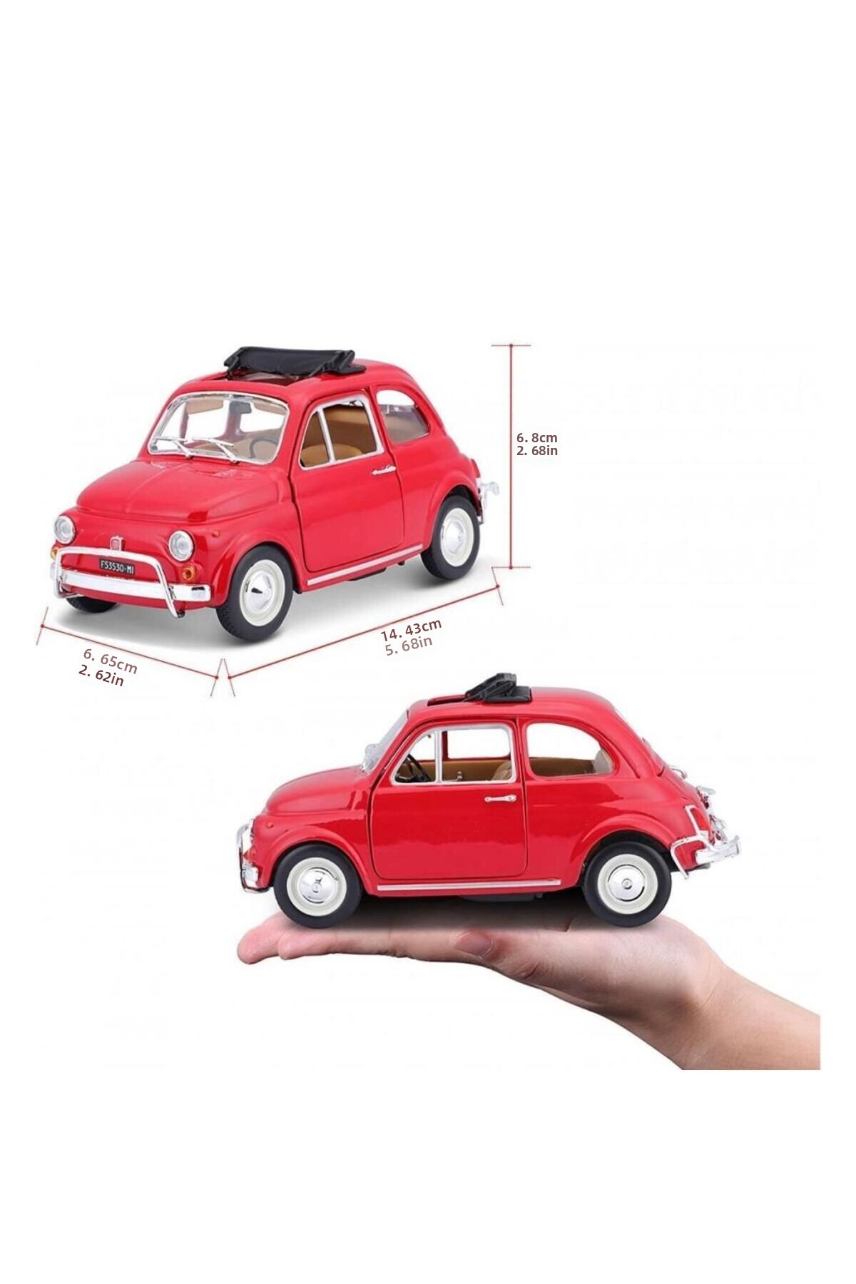 نسی‌ورلد ۲۲۰۹۹ بورگو فیات ۵۰۰L ۱۶۸ قرمز ۱:۲۴ - سان‌من