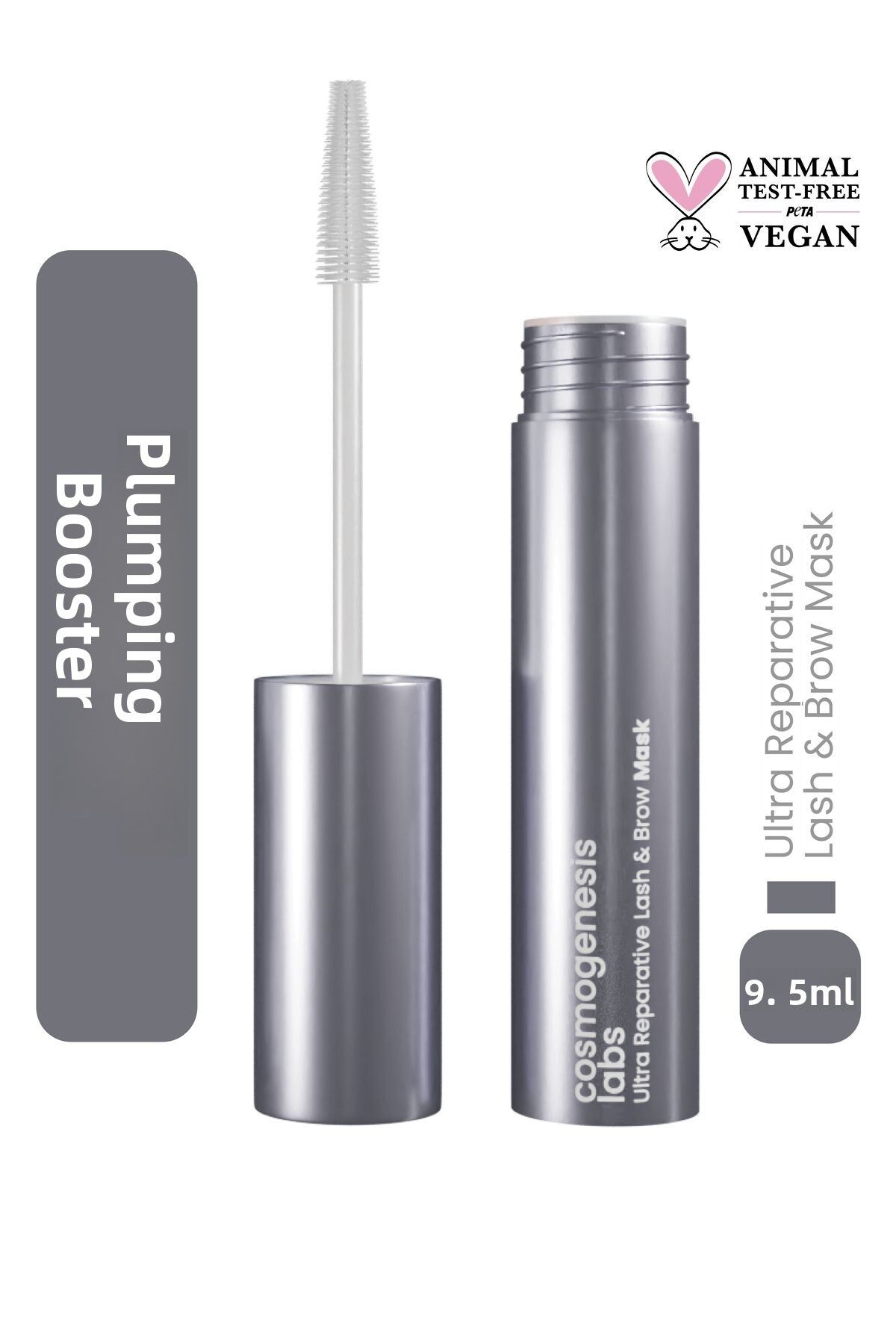 Cosmogenesis Labs-Eyebrow Eyelash Mask 9.5ml Water Based Brightening 1% Keratin – Biotin 1