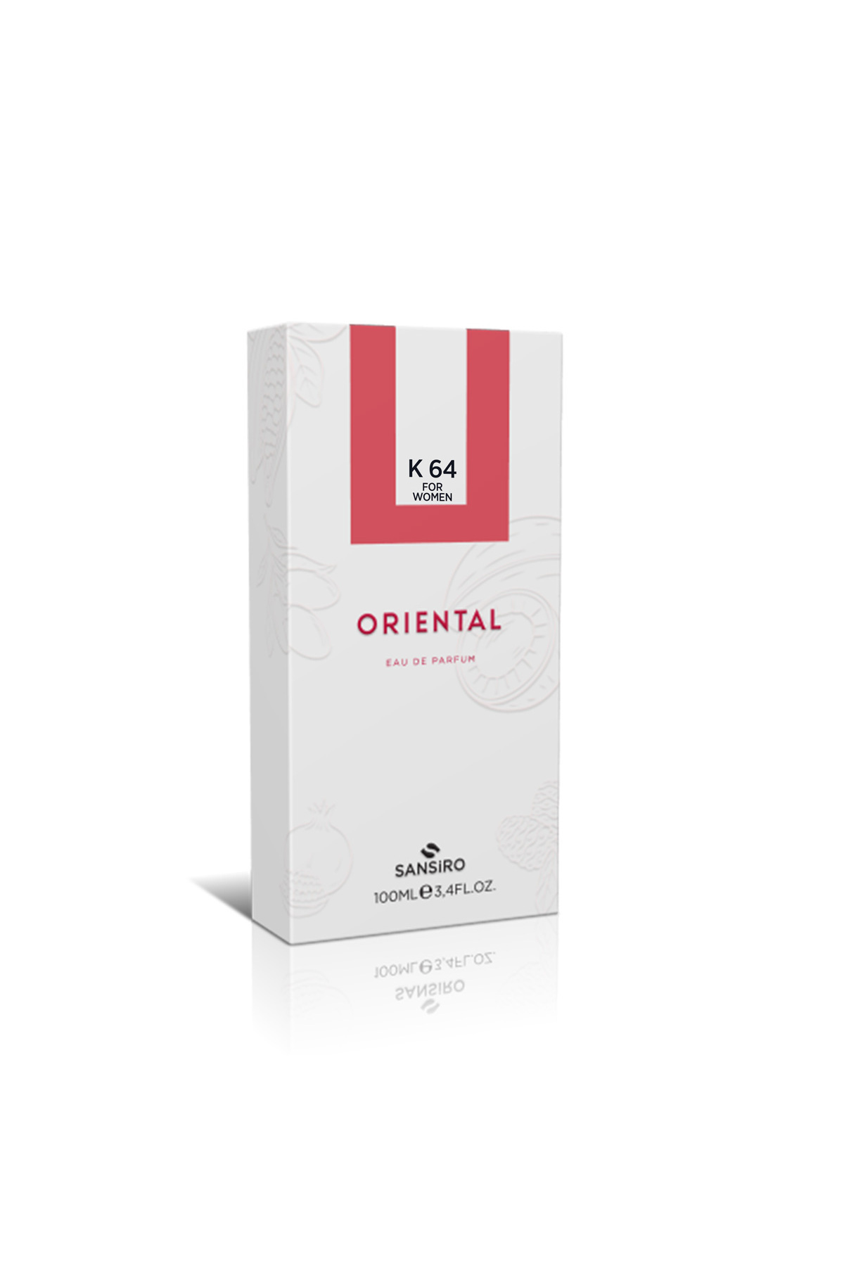 عطر زنانه K-64 ادوپرفیوم 100 میلیلیتری زنانه | سنسیرو Sansiro 1100.01010.2064 - تصویر 3