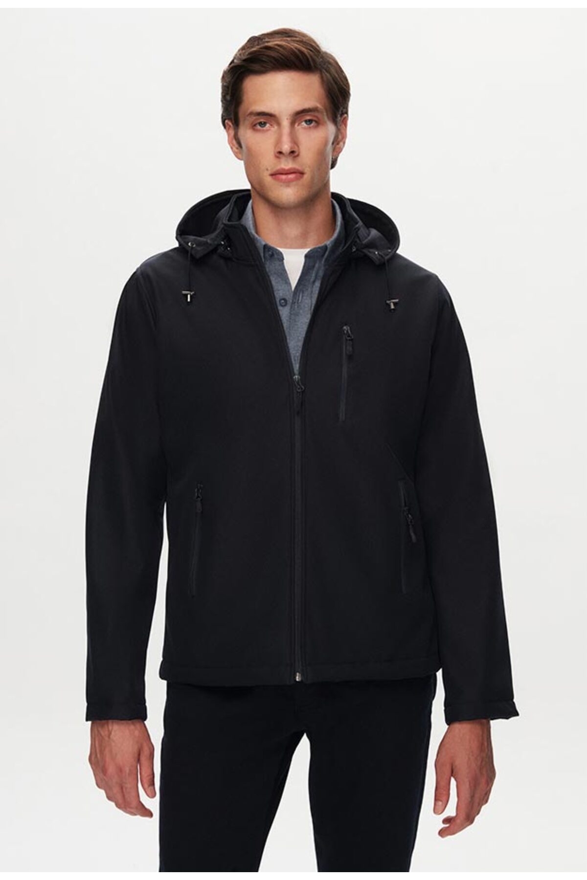 D'S Damat معطف Ds Damat Slim Fit باللون الأزرق الد...