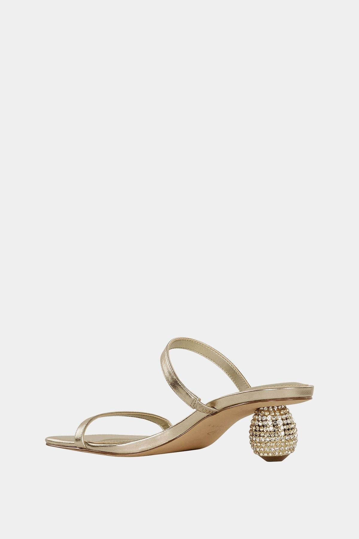 Katy Perry-The Loma Women's Champagne Stone Heeled Slippers 5