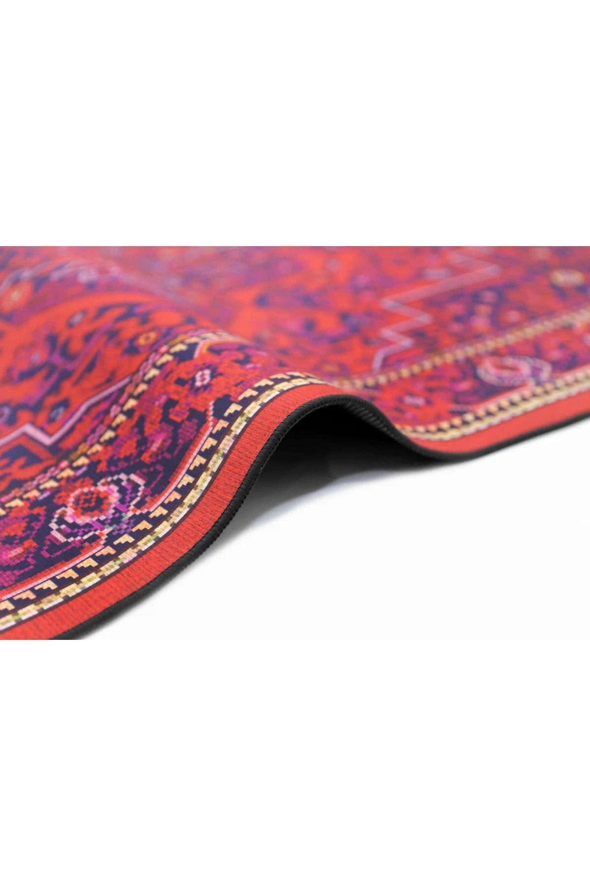 Alkaffary-Carpet Bashayer, Multi-Use, Perfect for Small & Large Spaces,Easy to Clean,Durable,Red,Various Sizes 3