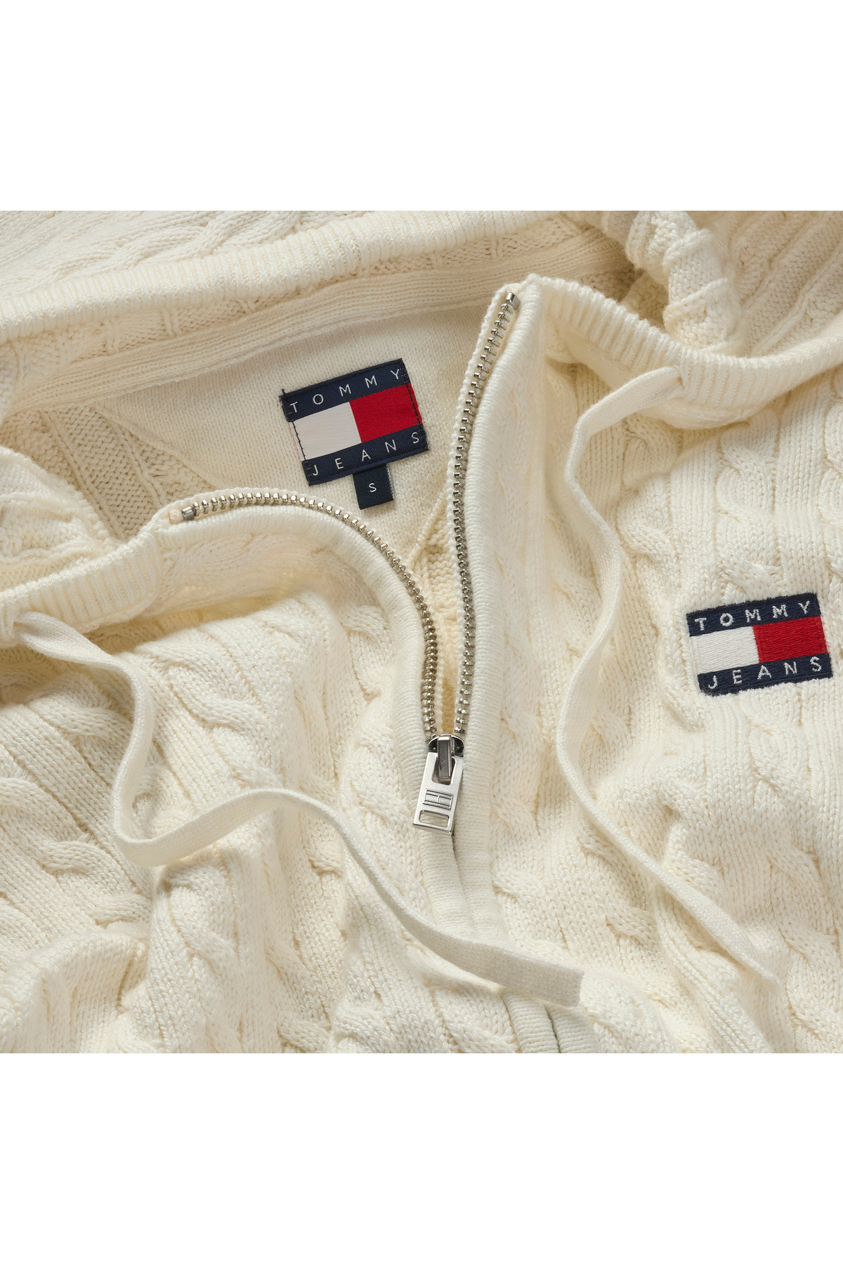 Tommy Hilfiger-TJW Badge Cabl Hoodie – Cardigan Extensible 5
