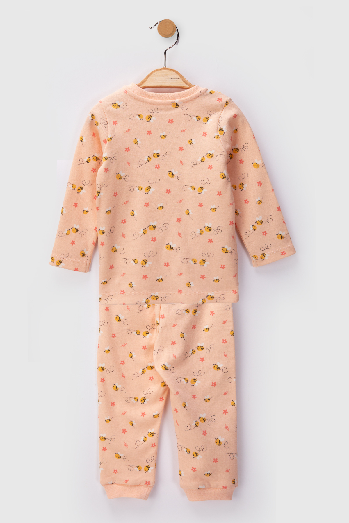 Minibess %100 Pamuk 2'li Baskılı Bebek Pijama Takımı 3 - 24 Ay fotoğrafı 6 (önizleme)