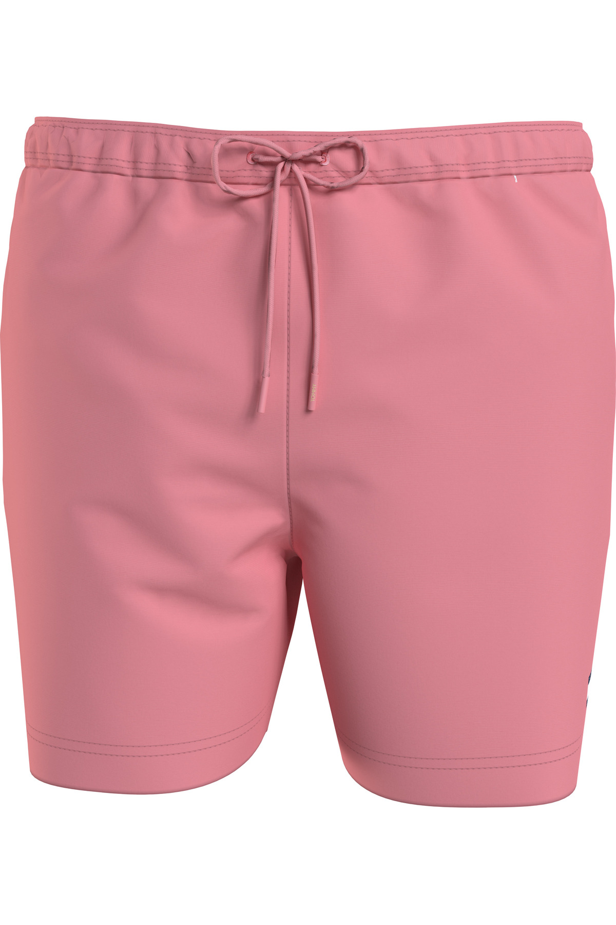 تامی هیلفیگر کاپشن صورتی مردانه با لوگوی برند، بند کشی، دو جیب کناری، یک جیب پشتی، آستر توری