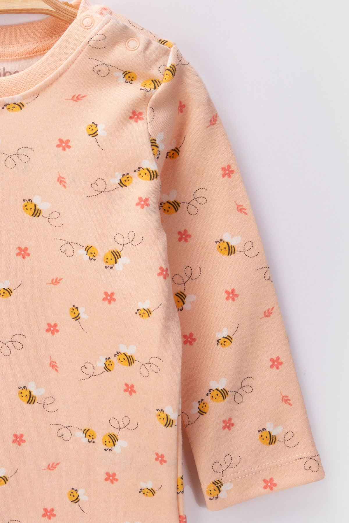 Minibess %100 Pamuk 2'li Baskılı Bebek Pijama Takımı 3 - 24 Ay fotoğrafı 4 (önizleme)