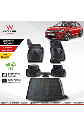Wöller Volkswagen Taigo Paspas Bagaj Havuzu Set 2022 Sonrası 3d Ultraflex Set