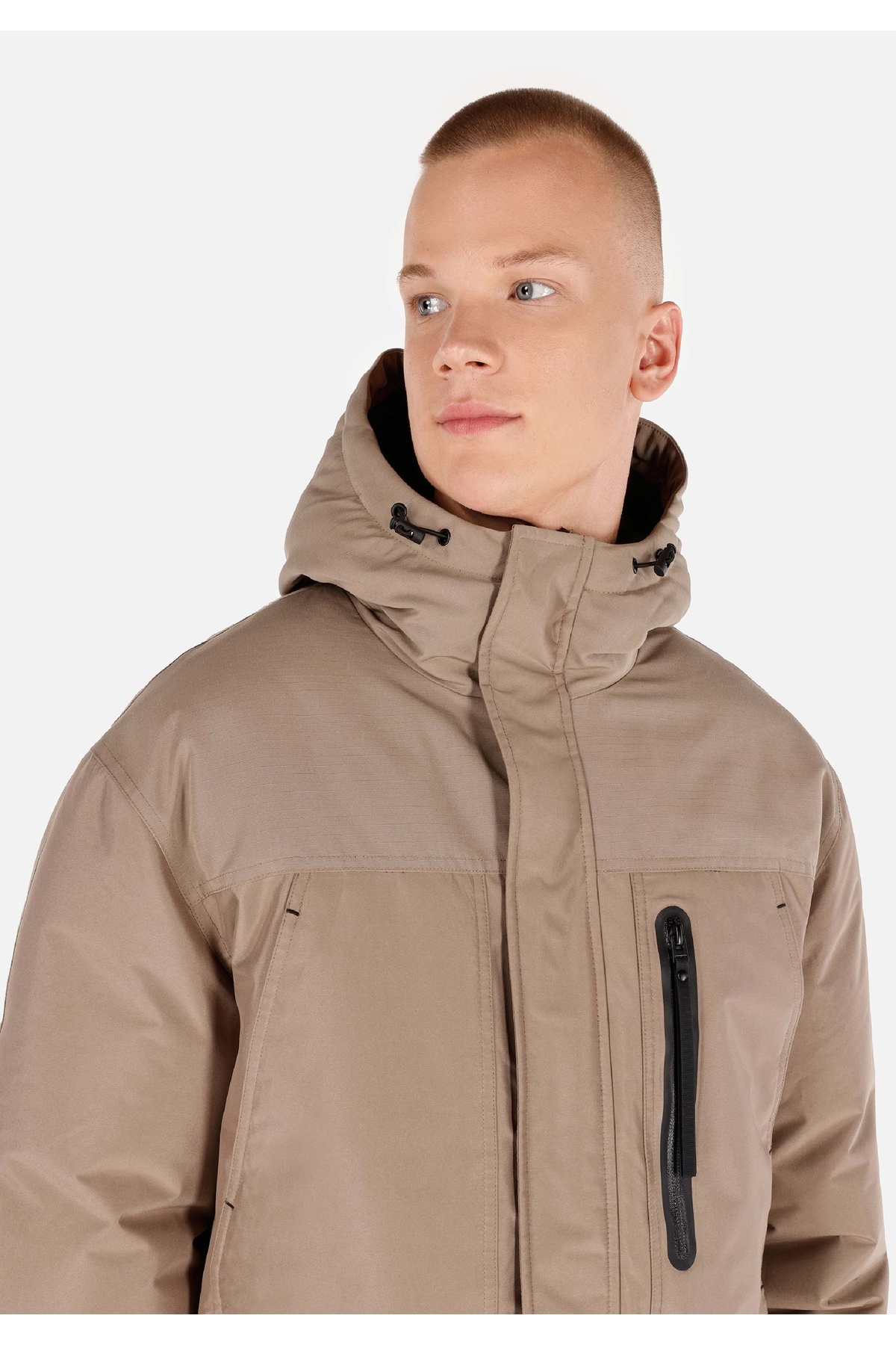 Colin's-Regular Fit Men's Beige Coat 4