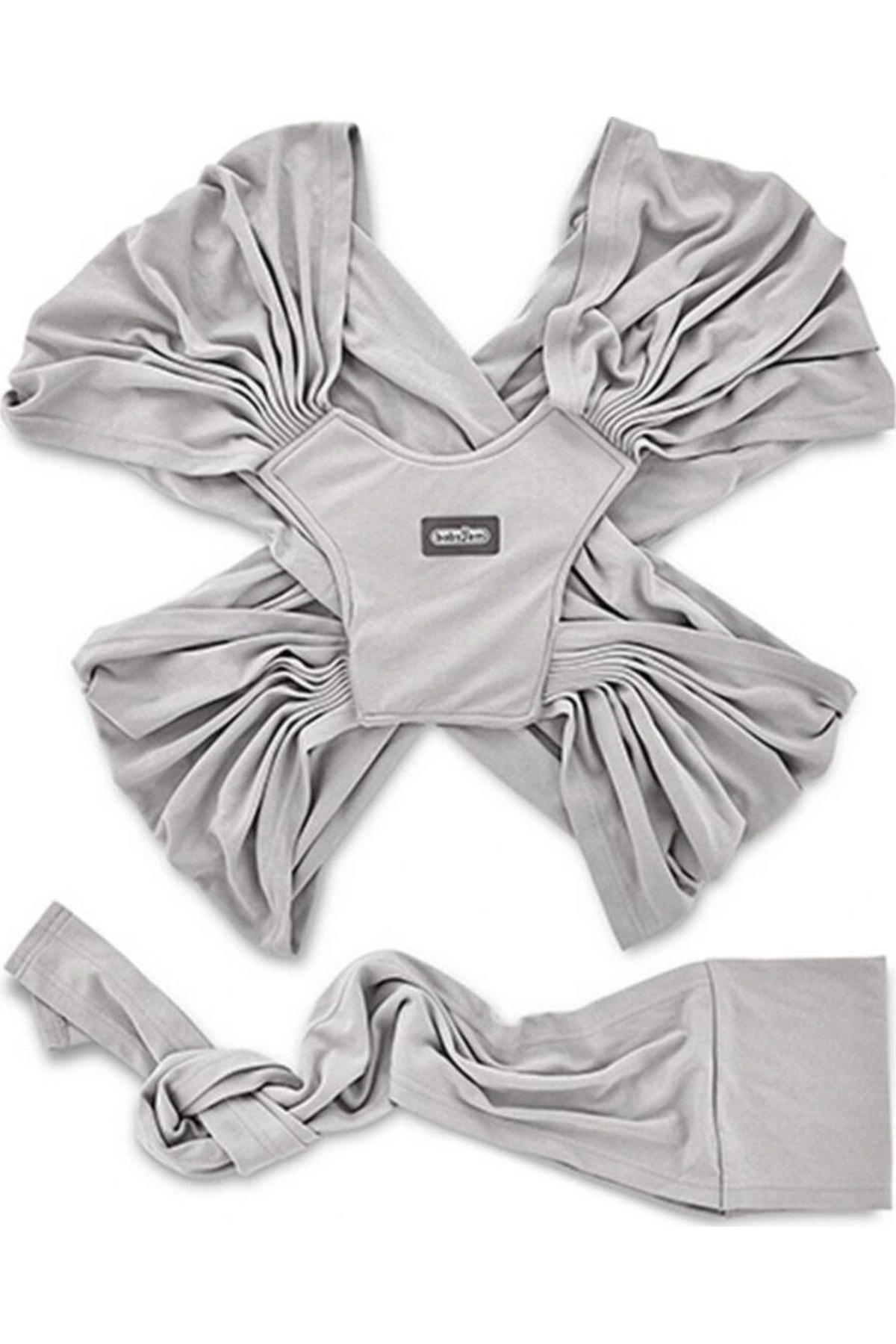 Babyjem Bel Destekli Terletmez Syling Anakucağı Bebek Taşıma Örtüsü Gri fotoğrafı 4 (önizleme)