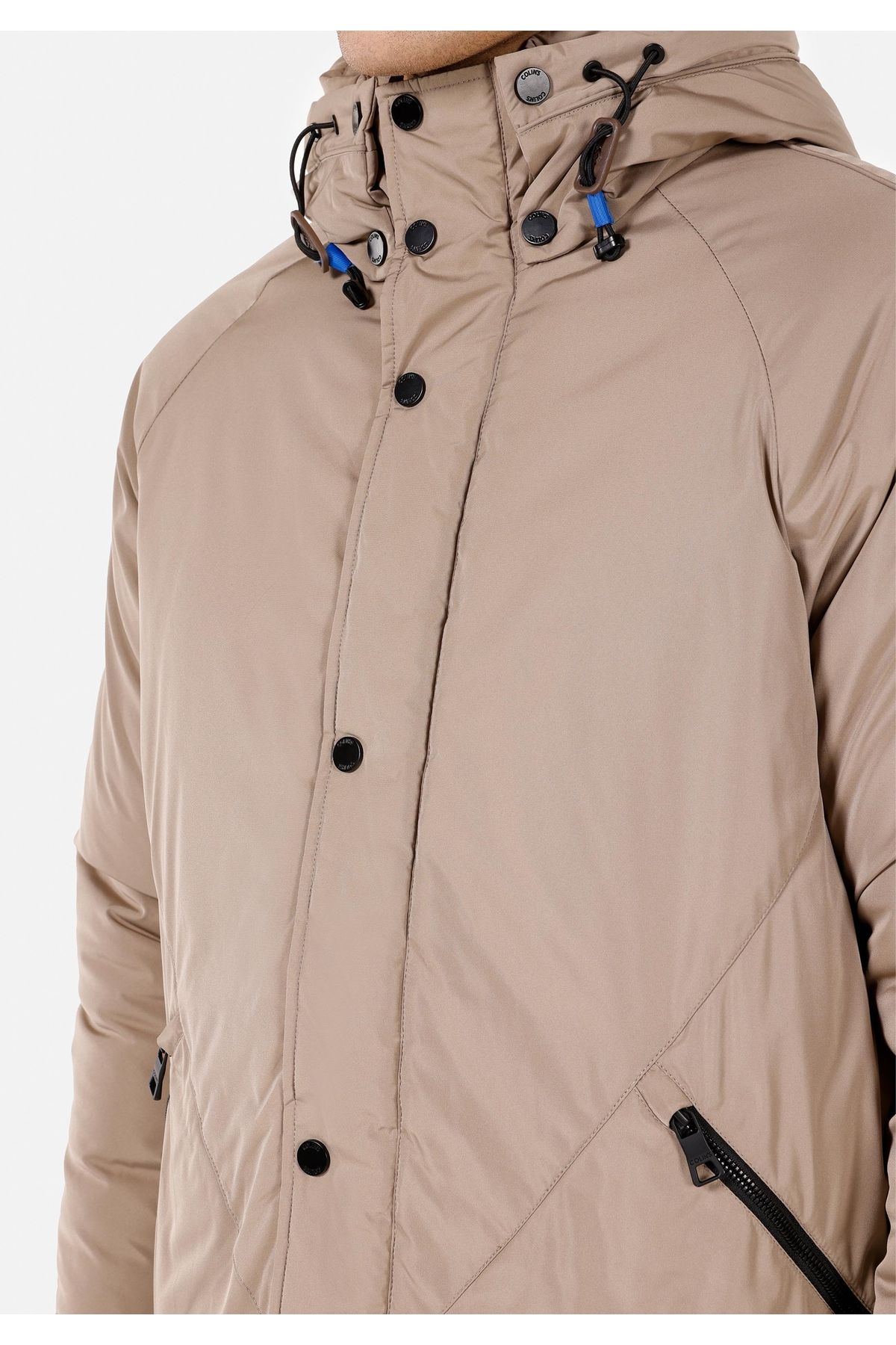 Colin's-Regular Fit Men's Beige Coat 5