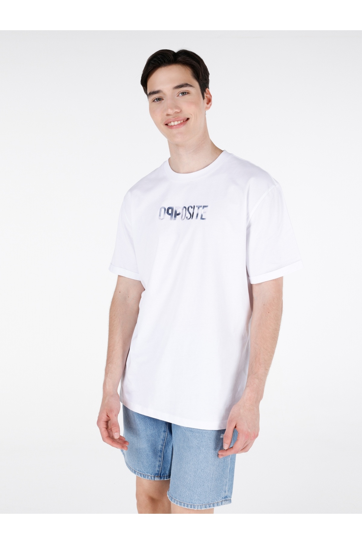 کالینز تی‌شرت مردانه سفید، آستین کوتاه