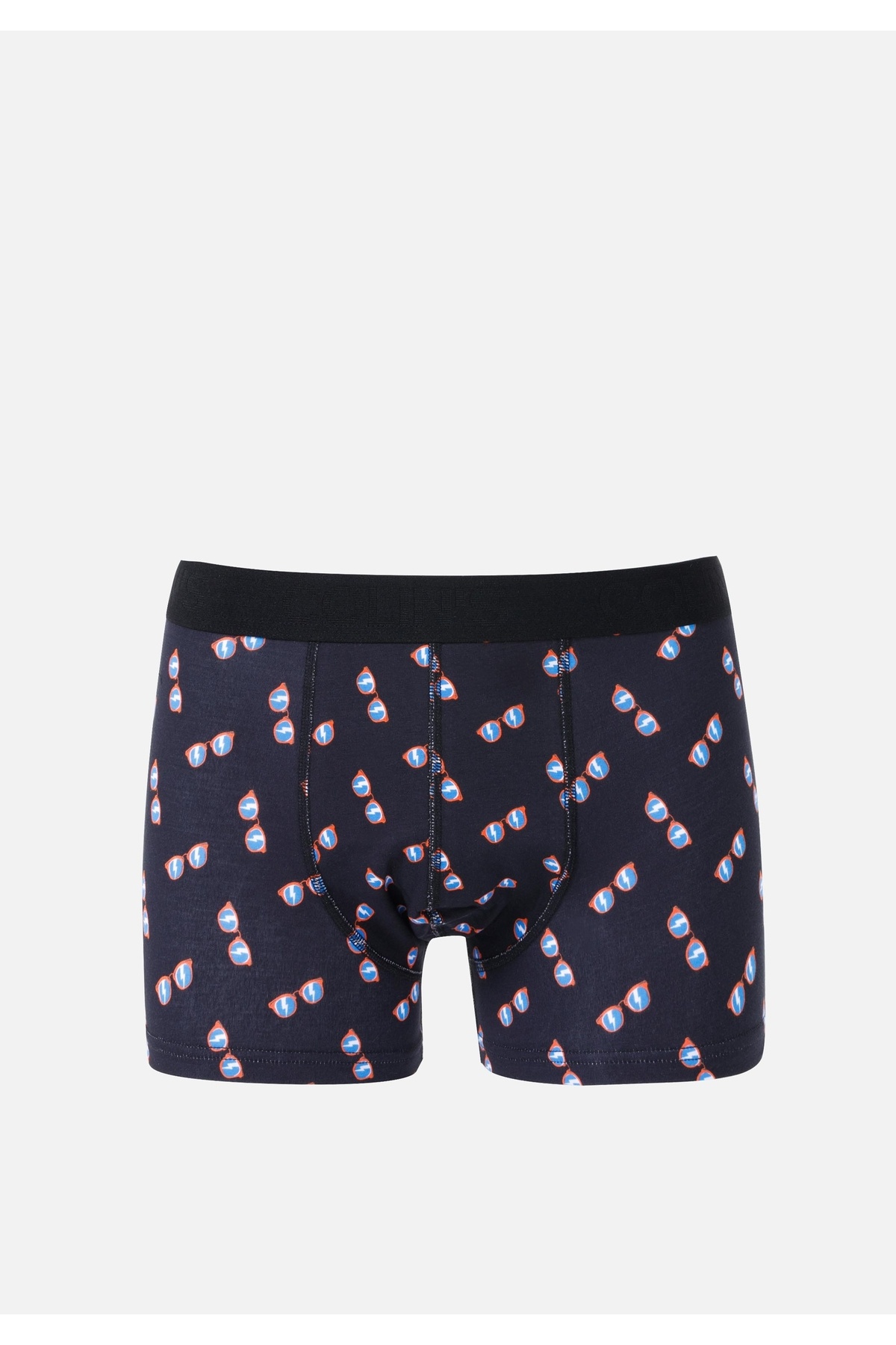 کالینز شورت بوکس مردانه طرح‌دار آبی نفتی معمولی