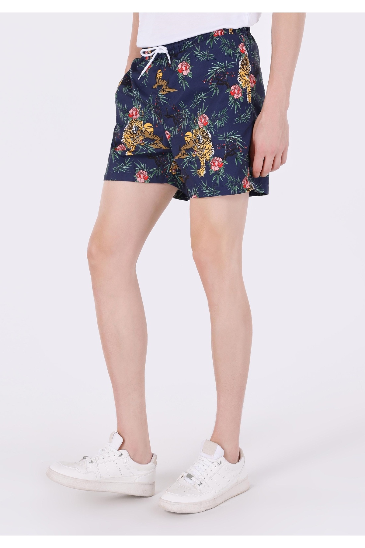 Colin's-Regular Fit Printed Men's Multicolor Swim Shorts 4