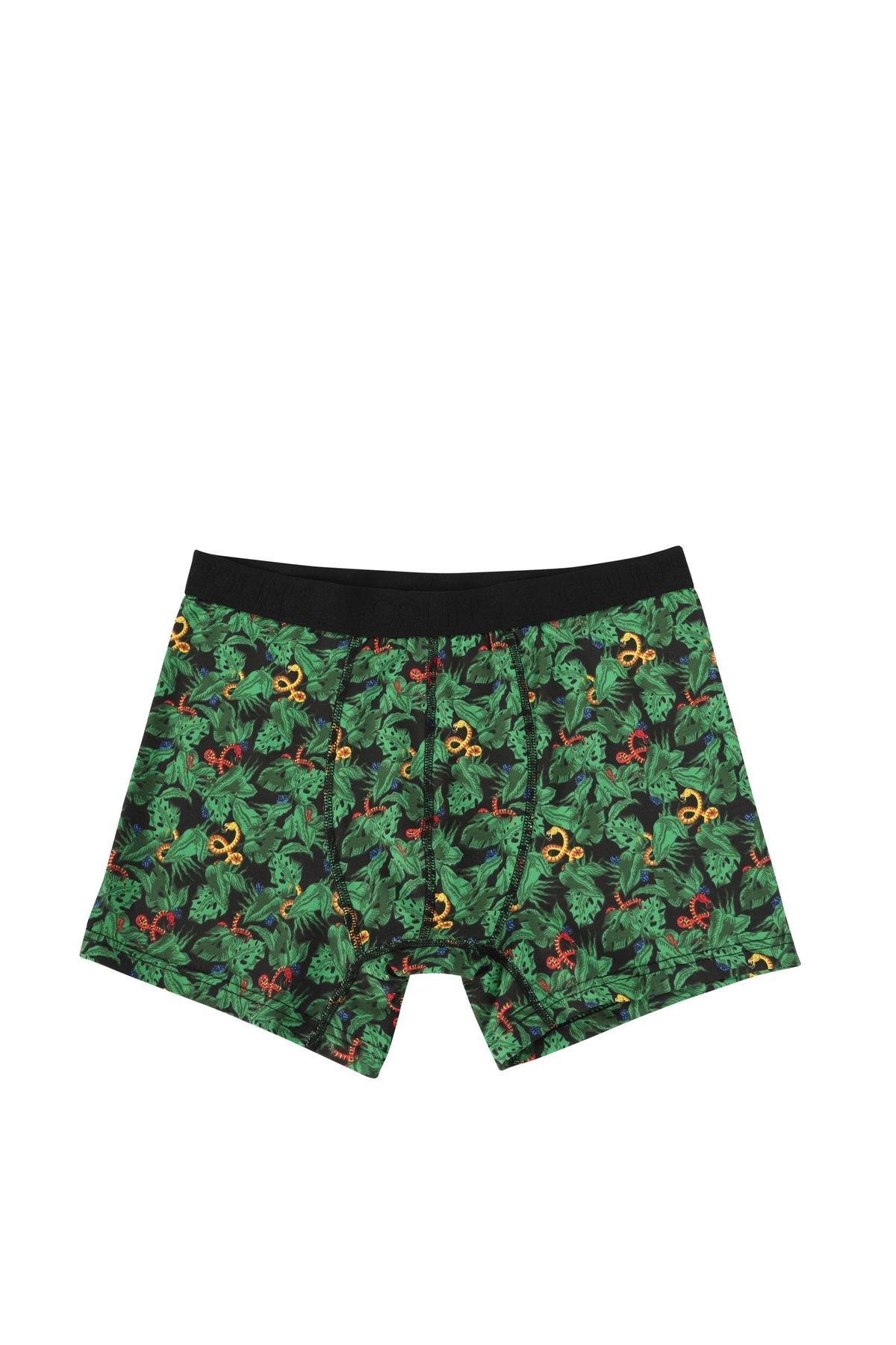 Colin's-Modern Fit Printed Men's Black Boxers 1