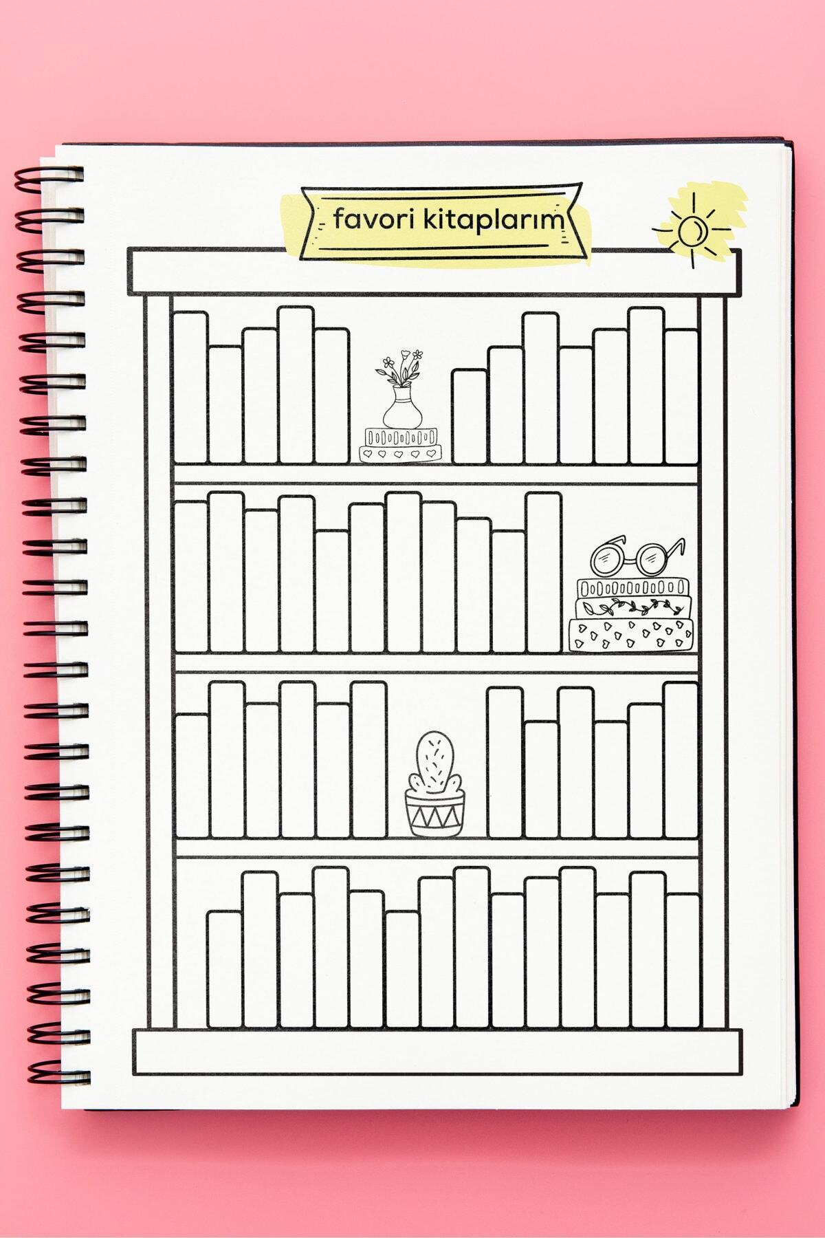 Apeirona-Book Reading Notebook | Follow - Take Notes - Set Up Your Library - Plan Your Reading | Reading Planner 7