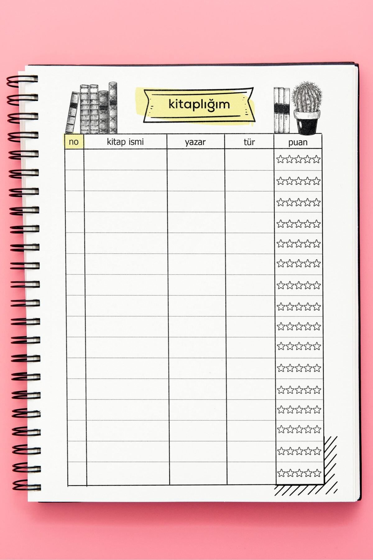 Apeirona-Book Reading Notebook | Follow - Take Notes - Set Up Your Library - Plan Your Reading | Reading Planner 5
