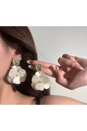 Ayşegülce Takılar Orkide model özel tasarım küpe zra