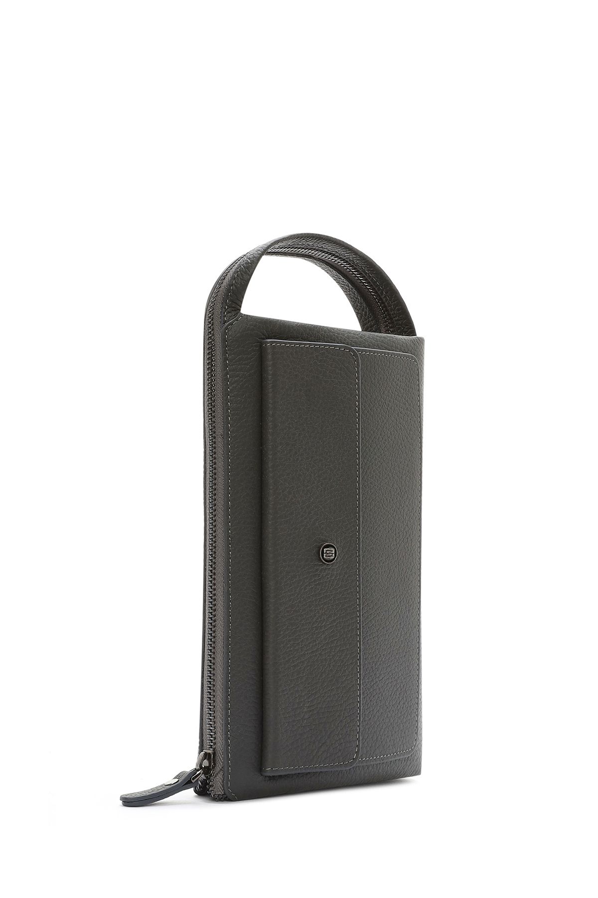 Derimod-Men's Gray Leather Wallet 000A2D3151Ft 7