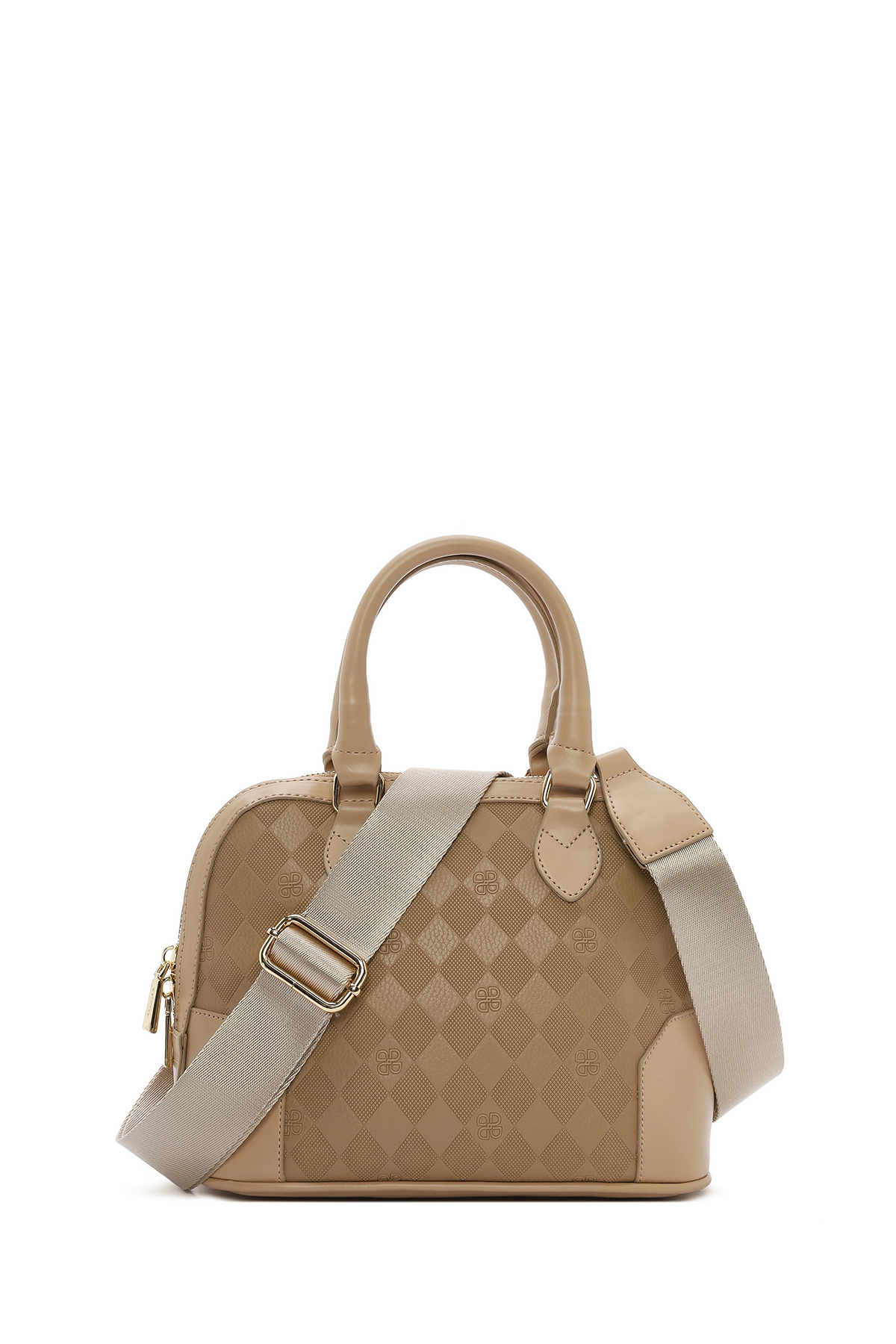 BNY241さま Derimod Kadın Kahverengi Uzun Askılı Baskılı Çapraz Çanta