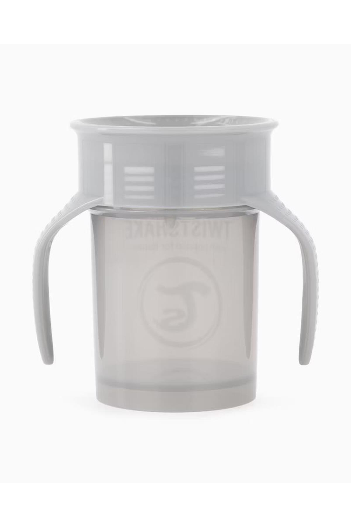 Twistshake Gri 360° Dökülmez Alıştırma Bardağı (6+ Ay) (230 ml) fotoğrafı 4 (önizleme)