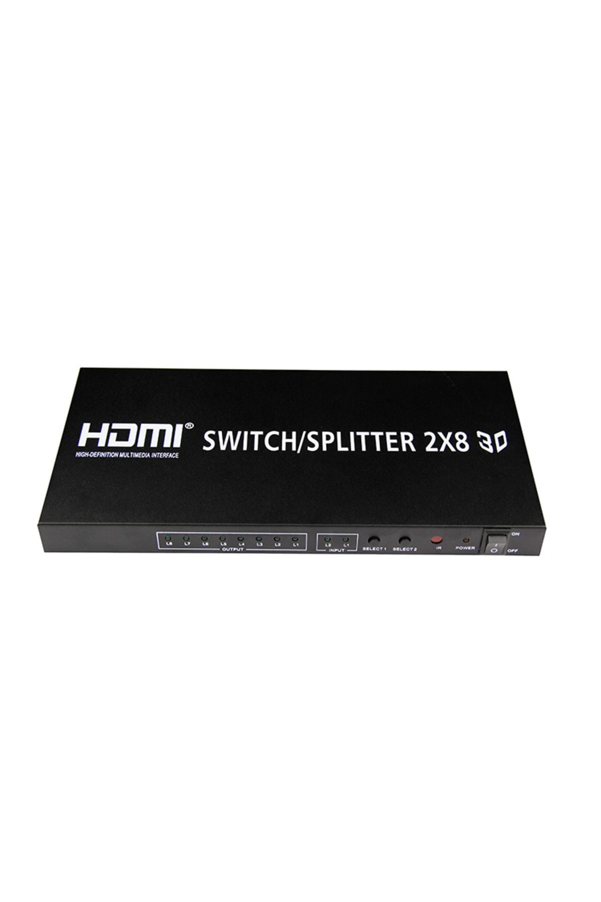 HOPE R-HDMI splitter, 2x inputs, 8x outputs, 4K x 2K resolution, remote control, HOPE R 1