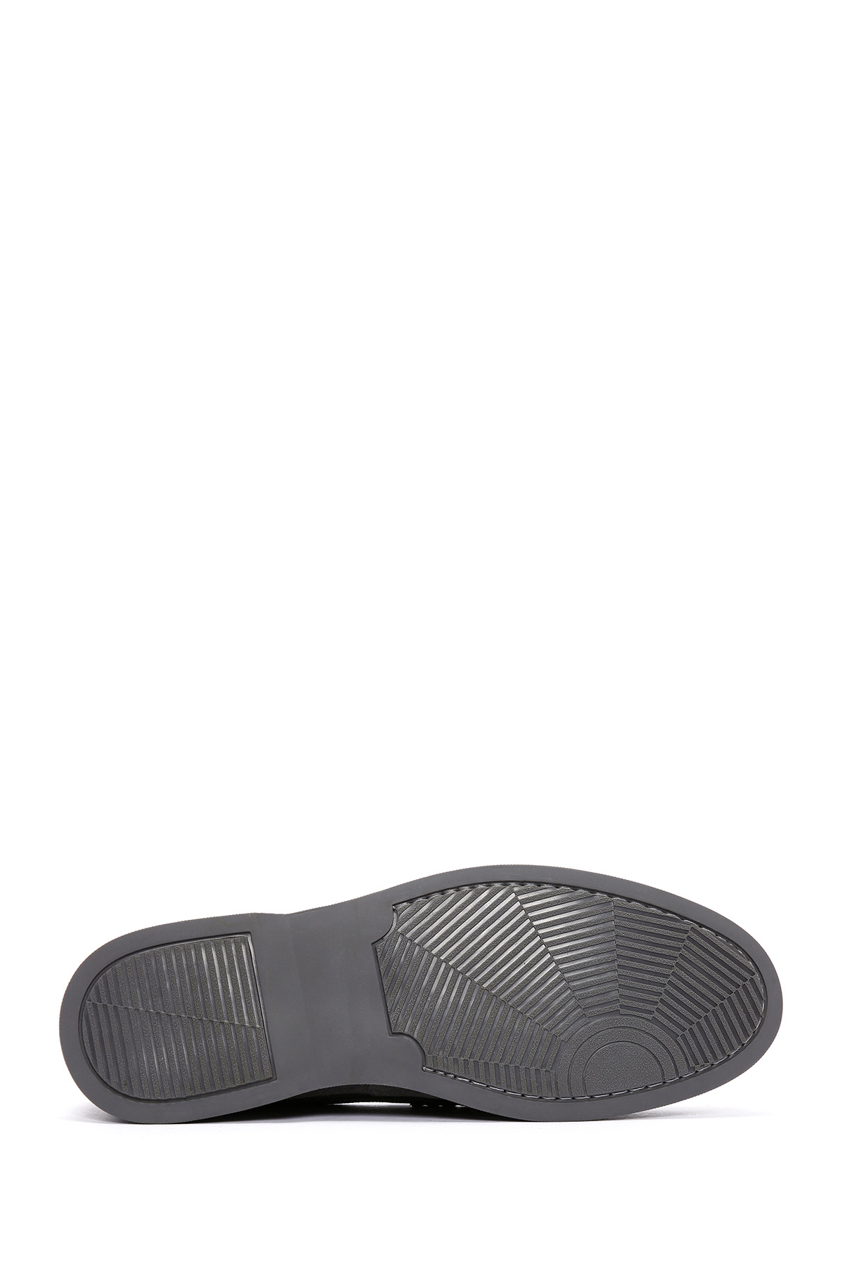 Derimod-Fly pentru bărbați, gri, piele de căprioară, din piele naturală, pantofi Penny Loafer, pantofi casual de zi cu zi 25sfd631010 4