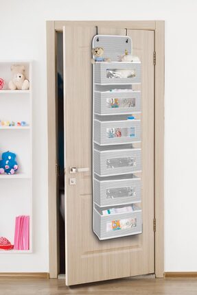 Helen's Home 6 Katlı Kapı Arkası Düzenleyici Raf Bebek Eşyası Çocuk Odası Ban...