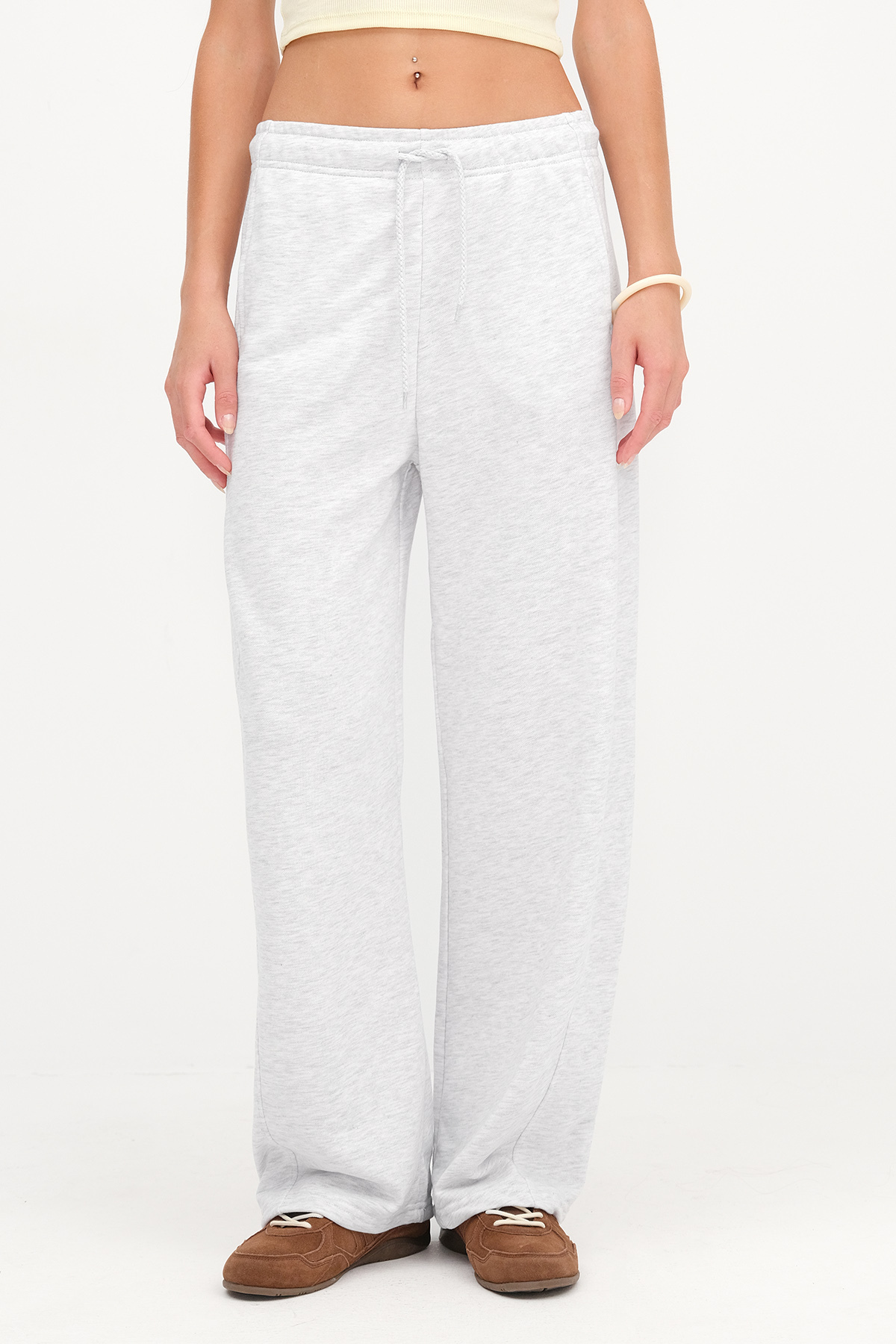 Addax Cepli Wide Leg Eşofman EŞF10487 görsel 3