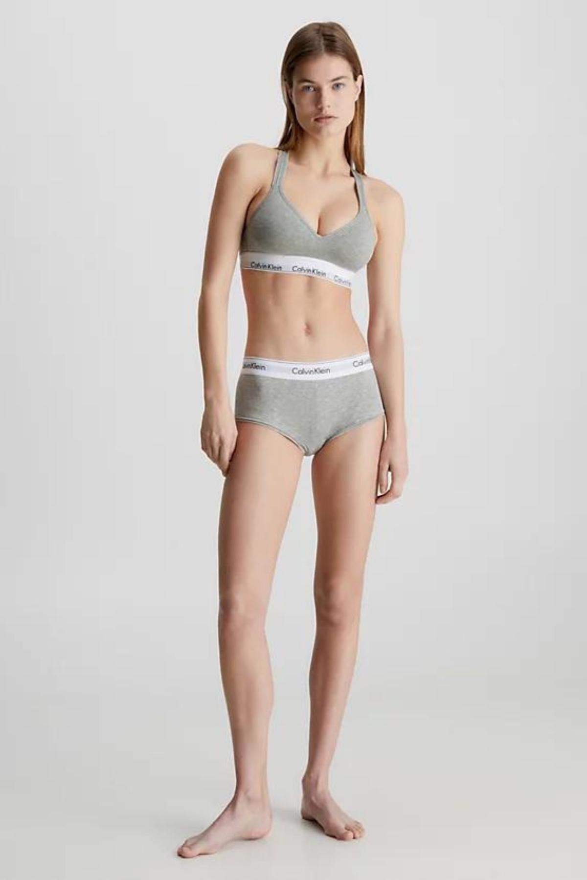 Calvin Klein-Női márka logó elasztikus szalaggal, magas derekú, légáteresztő anyaggal, sportos megjelenés 3