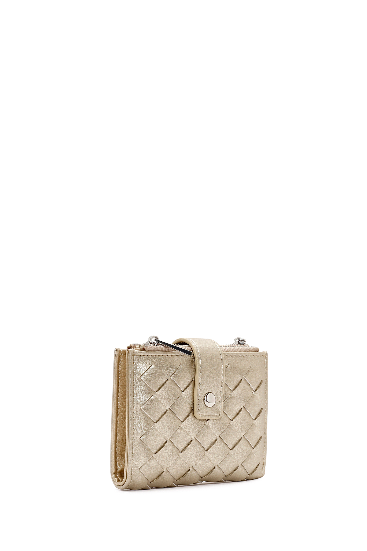 Derimod  Kadın Sarı Metalik Cüzdan 000A2D550332 - Görsel 4