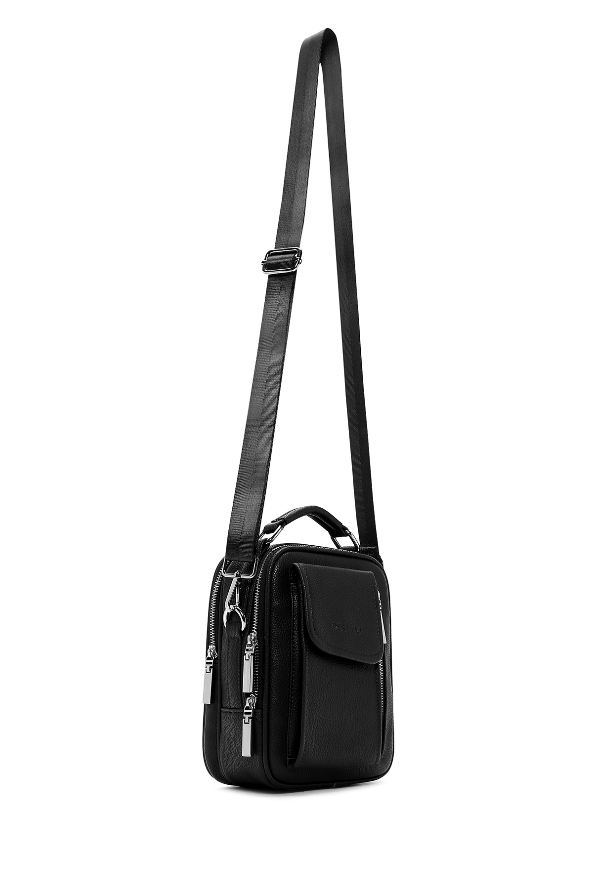 Derimod  Erkek Siyah Çapraz Çanta 23SBD3200FT - Görsel 6